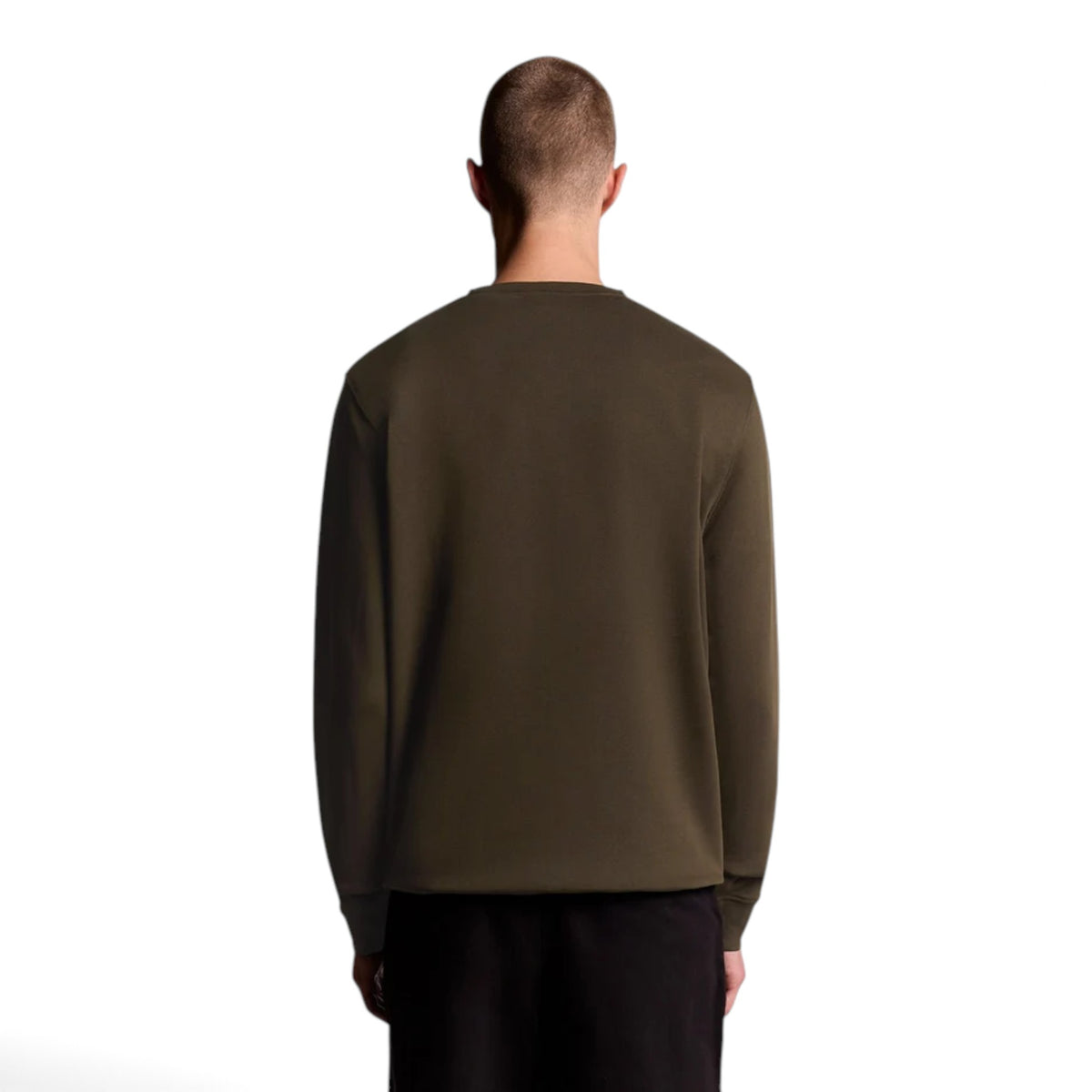 FELPA IN COTONE CON SCOLLO ROTONDO