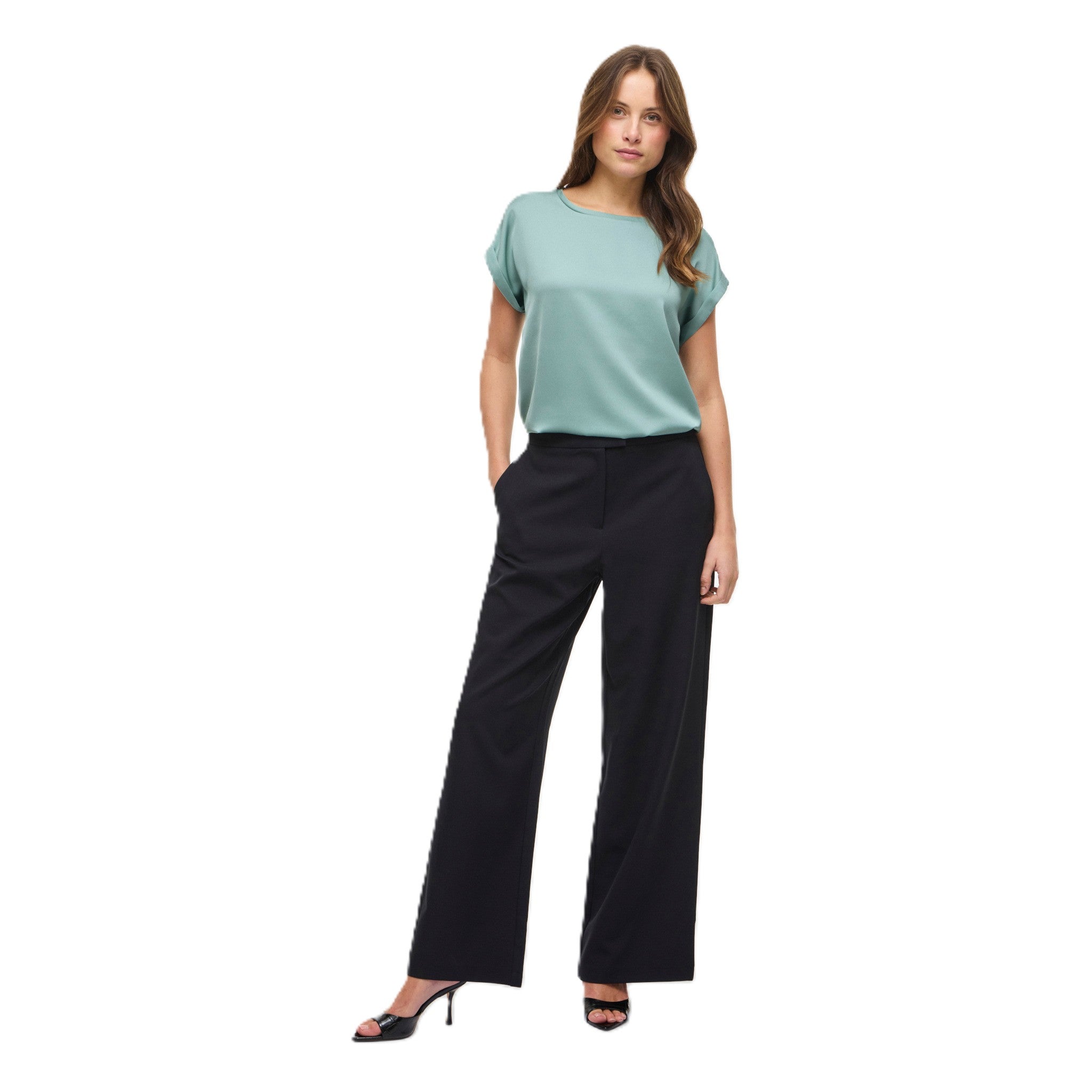 ELLETTE SATIN TOP