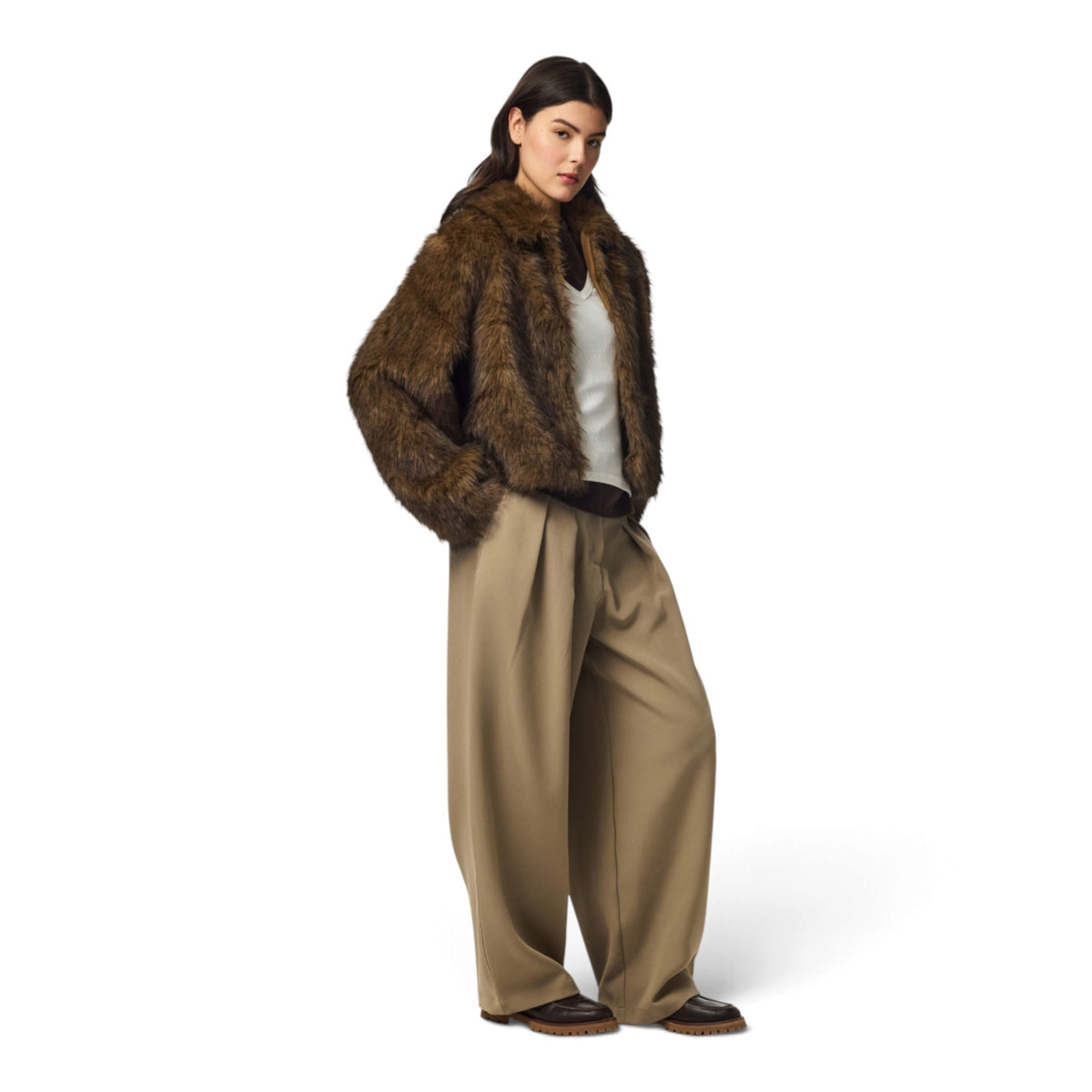 JILLA SHORT FLUFFY JACKET