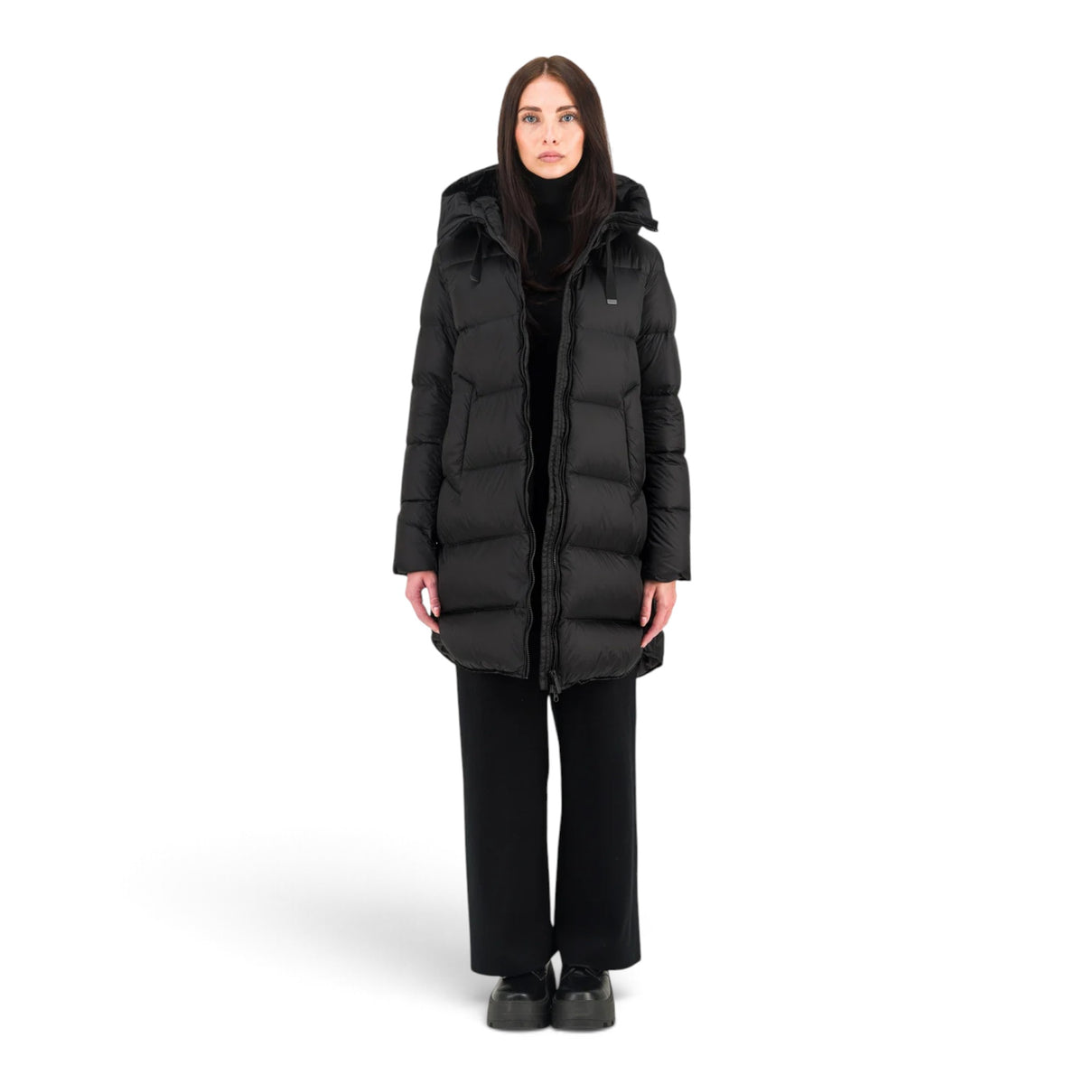 GENEVA JACKET - PIUMINO LUNGO IN NYLON LUCIDO