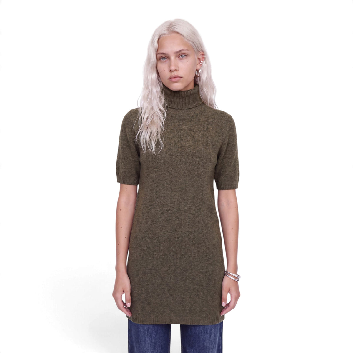 VALERIA ROLL NECK DRESS