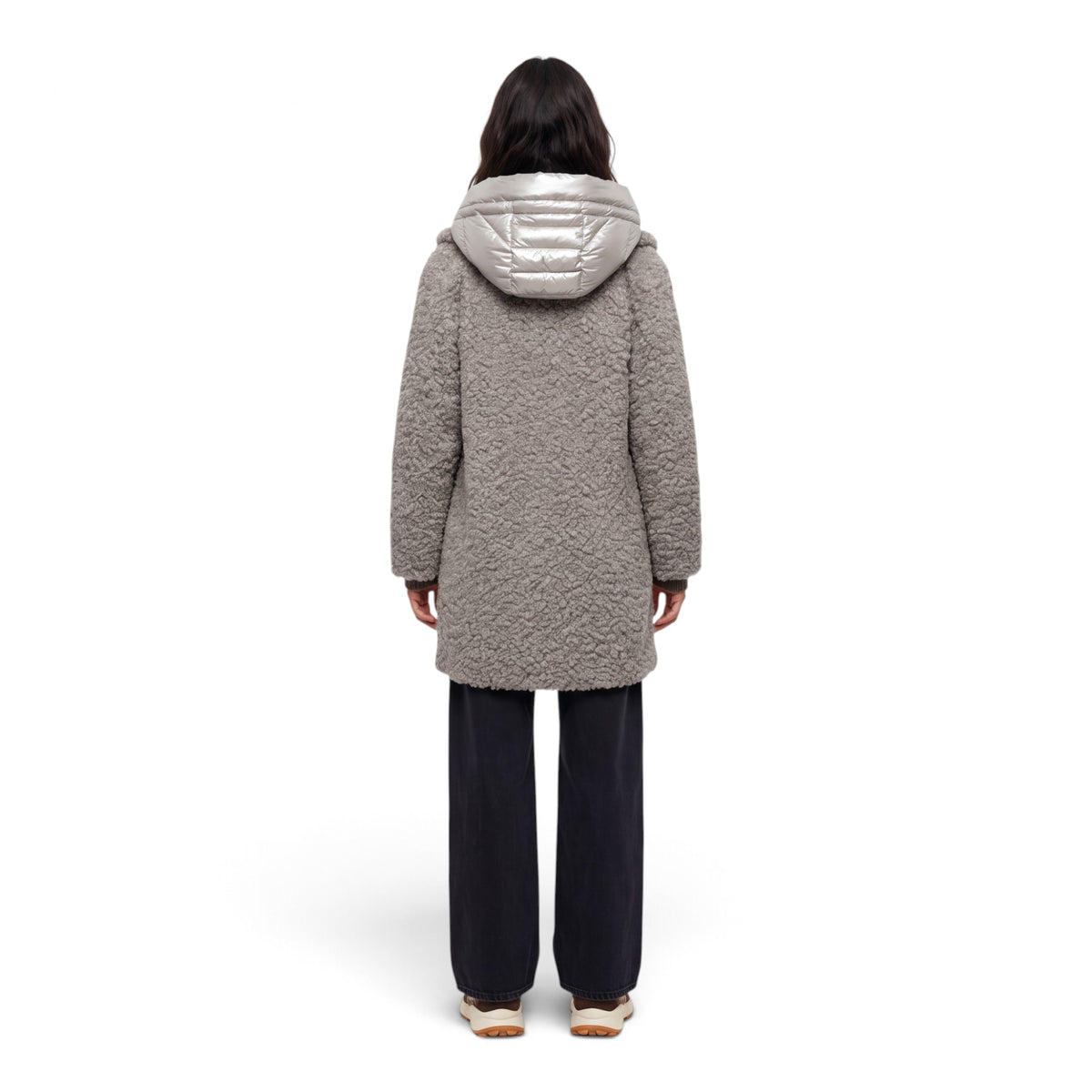 ODESSA OVERCOAT - CAPPOTTO LUNGO IN ECOPELLICCIA EFFETTO AGNELLINO