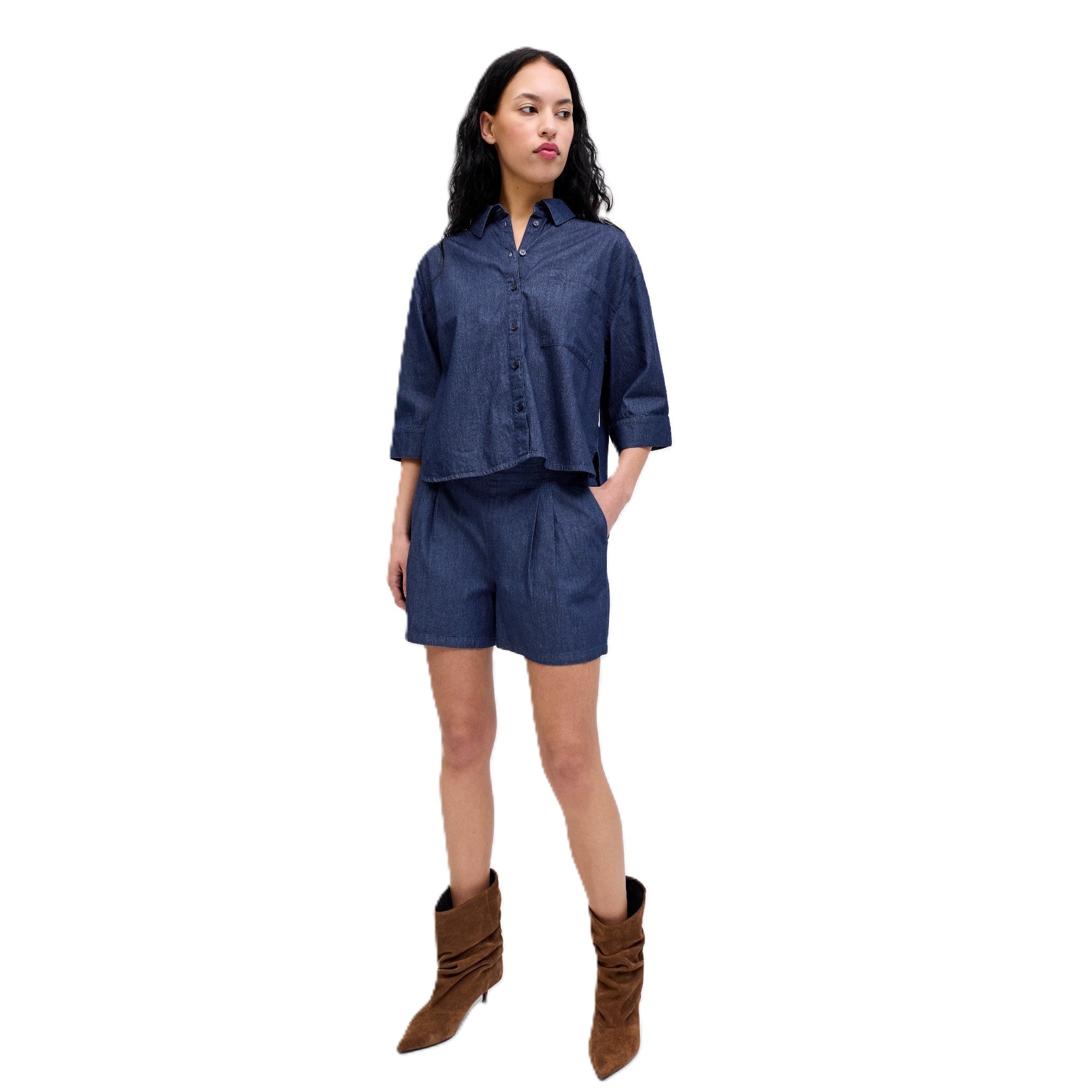DEBBY CHAMBRAY SHORTS