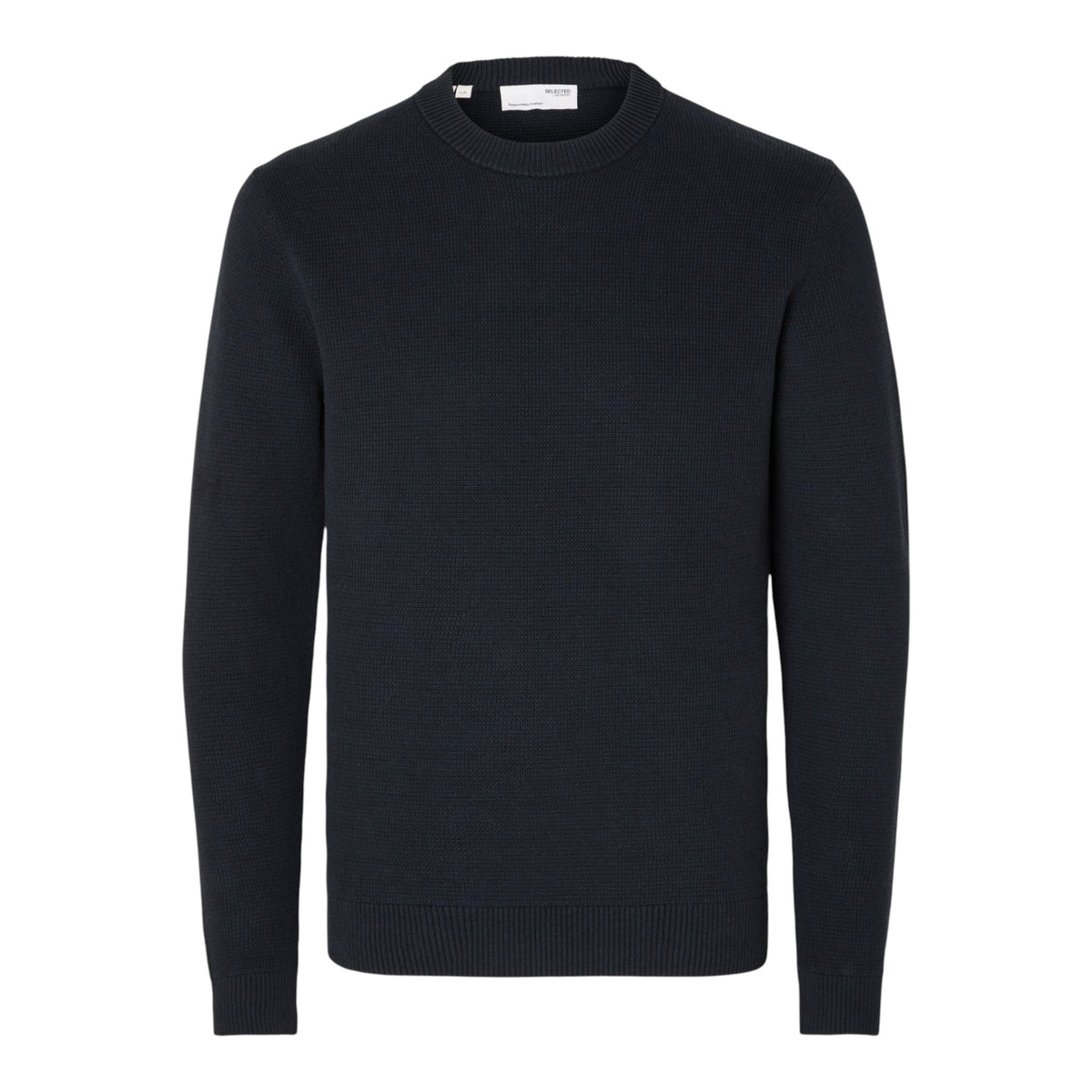 DANE KNIT STRUCTURE CREW NECK