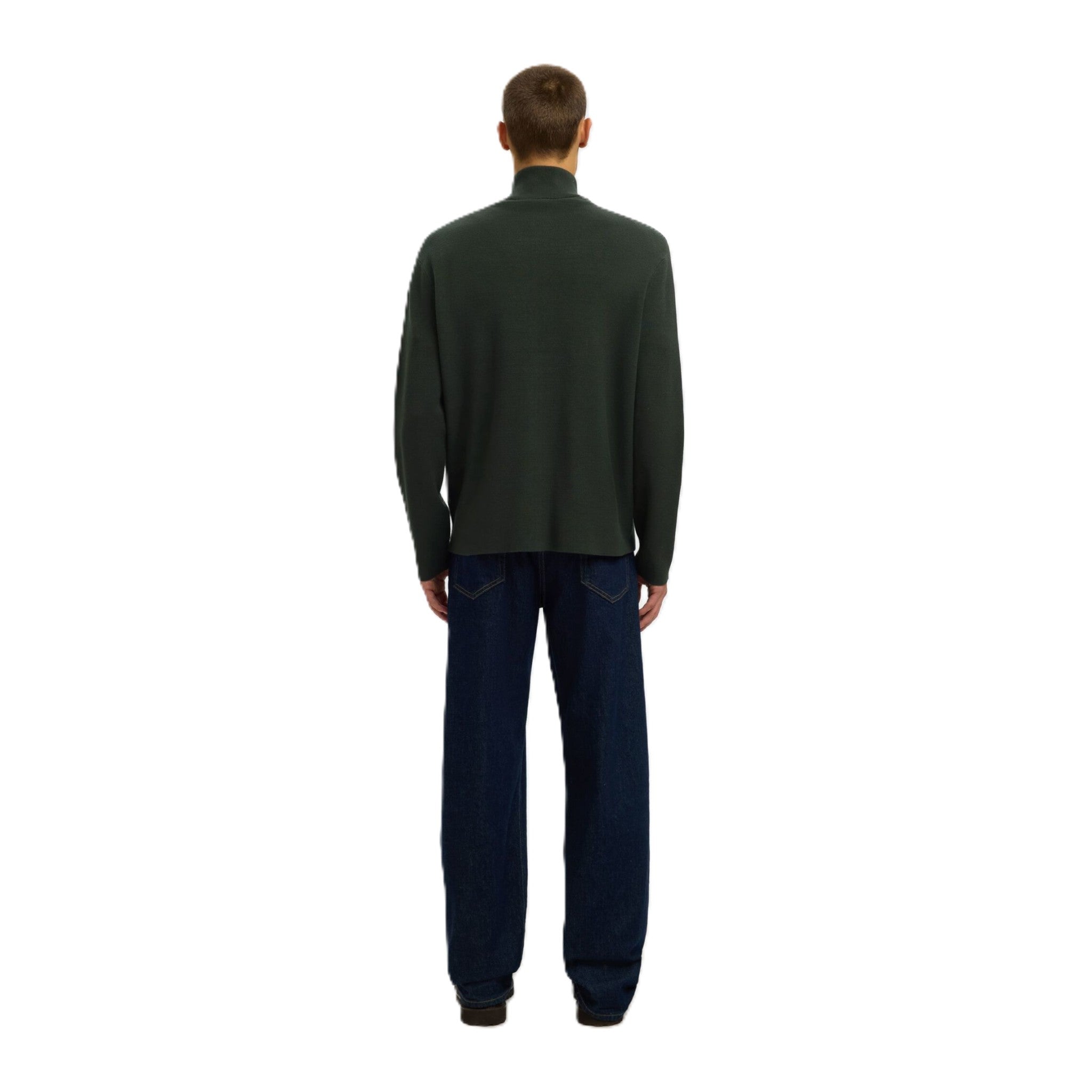 RELAXED ZIP CARDIGAN