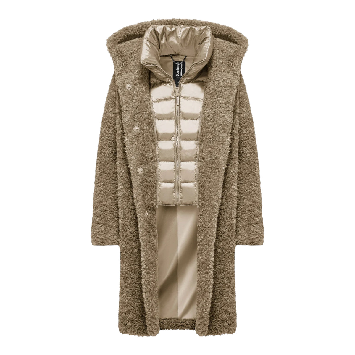 CAPPOTTO MONOPETTO IN ECOPELLICCIA
