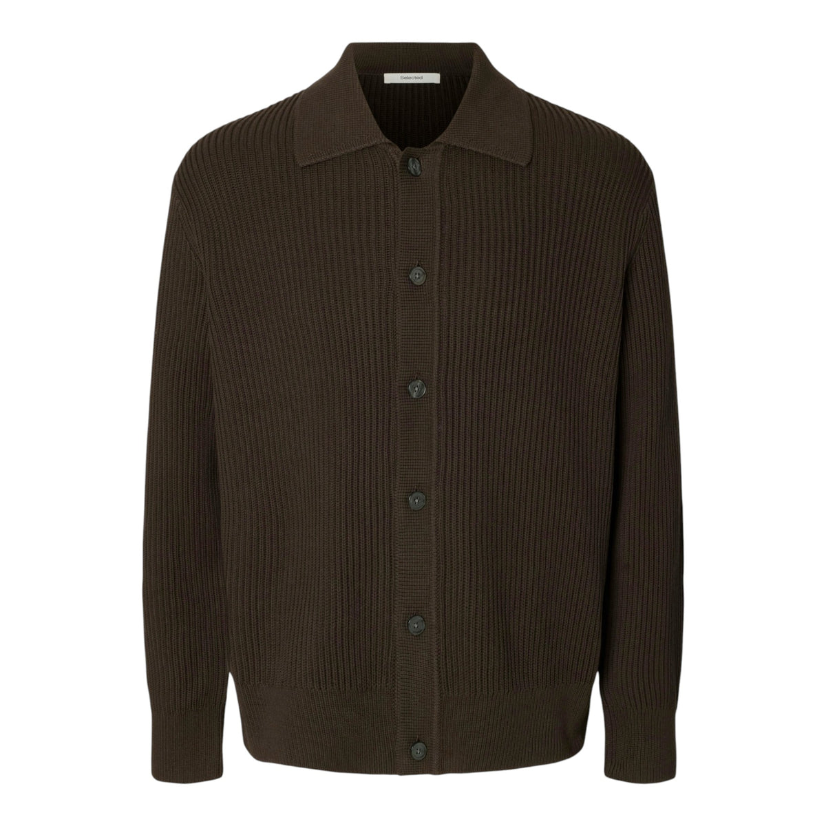 DRY RIB POLO CARDIGAN