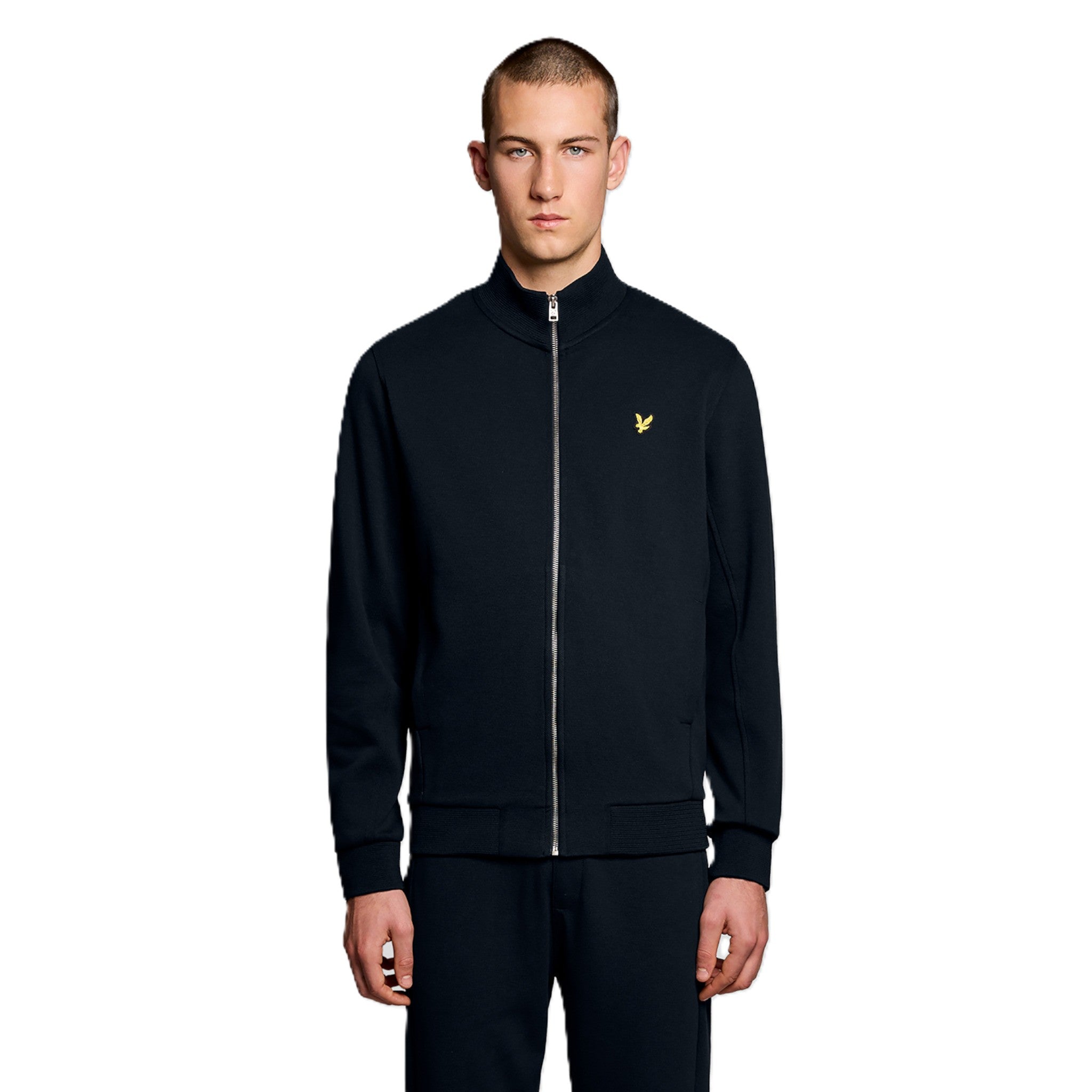 COTTON BLEND TRACK JACKET