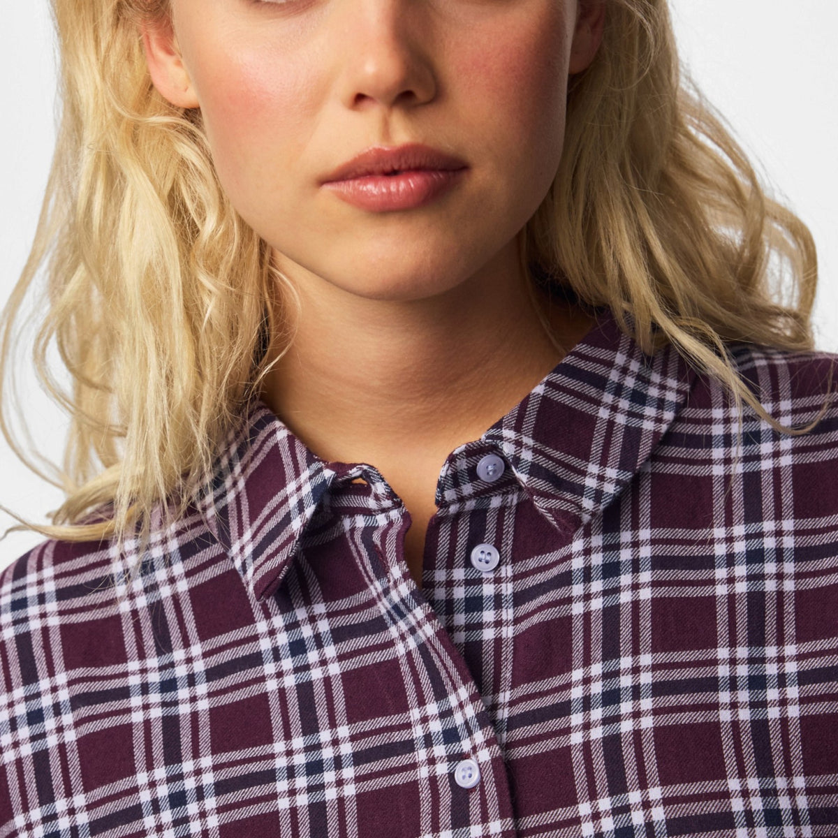 VIOLET FLANNEL SHIRT