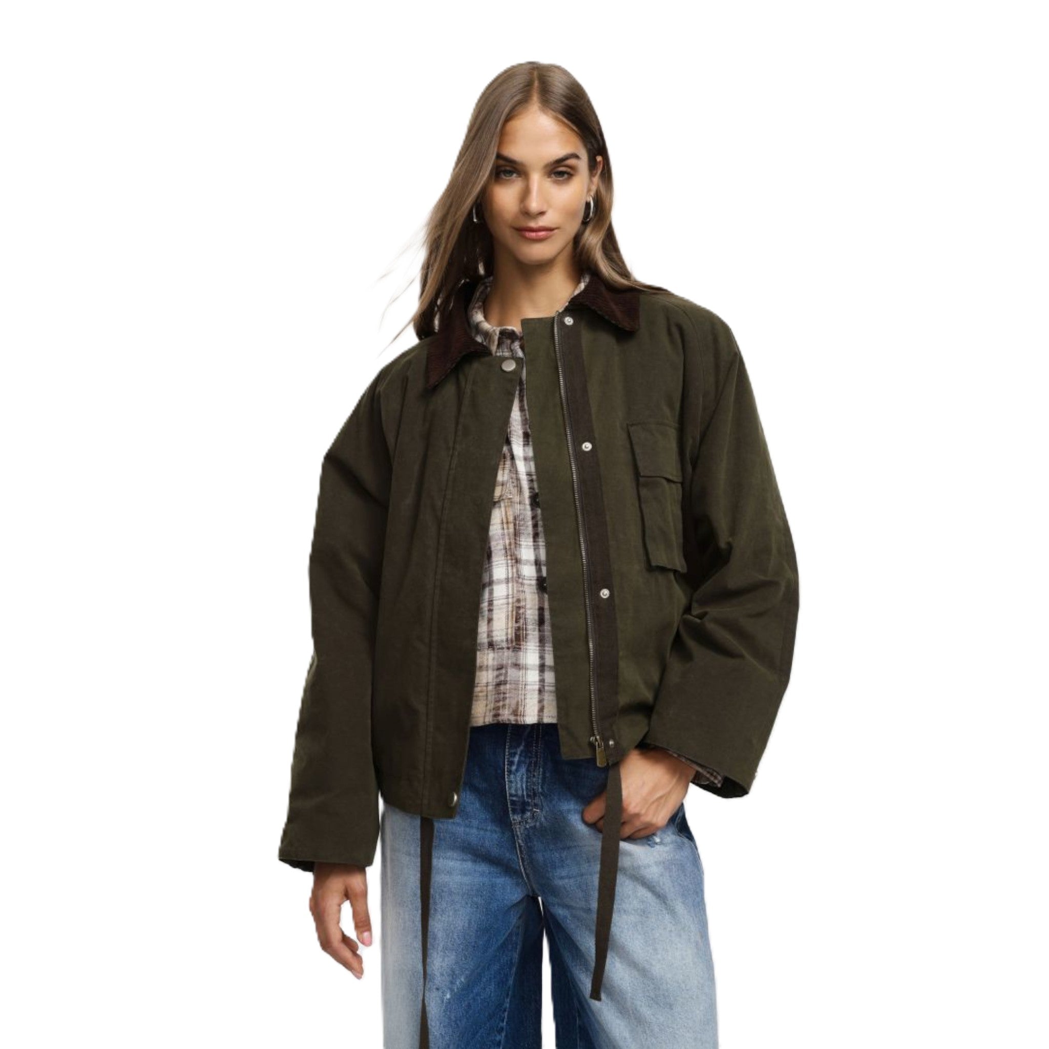 PARKA CON COLLO STRUTTURATO