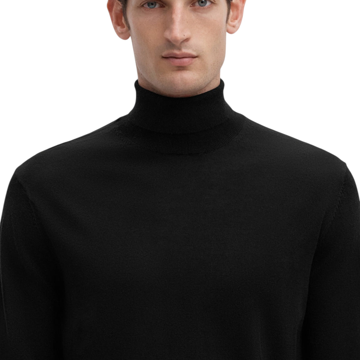 TRAY KNIT MERINO ROLL NECK