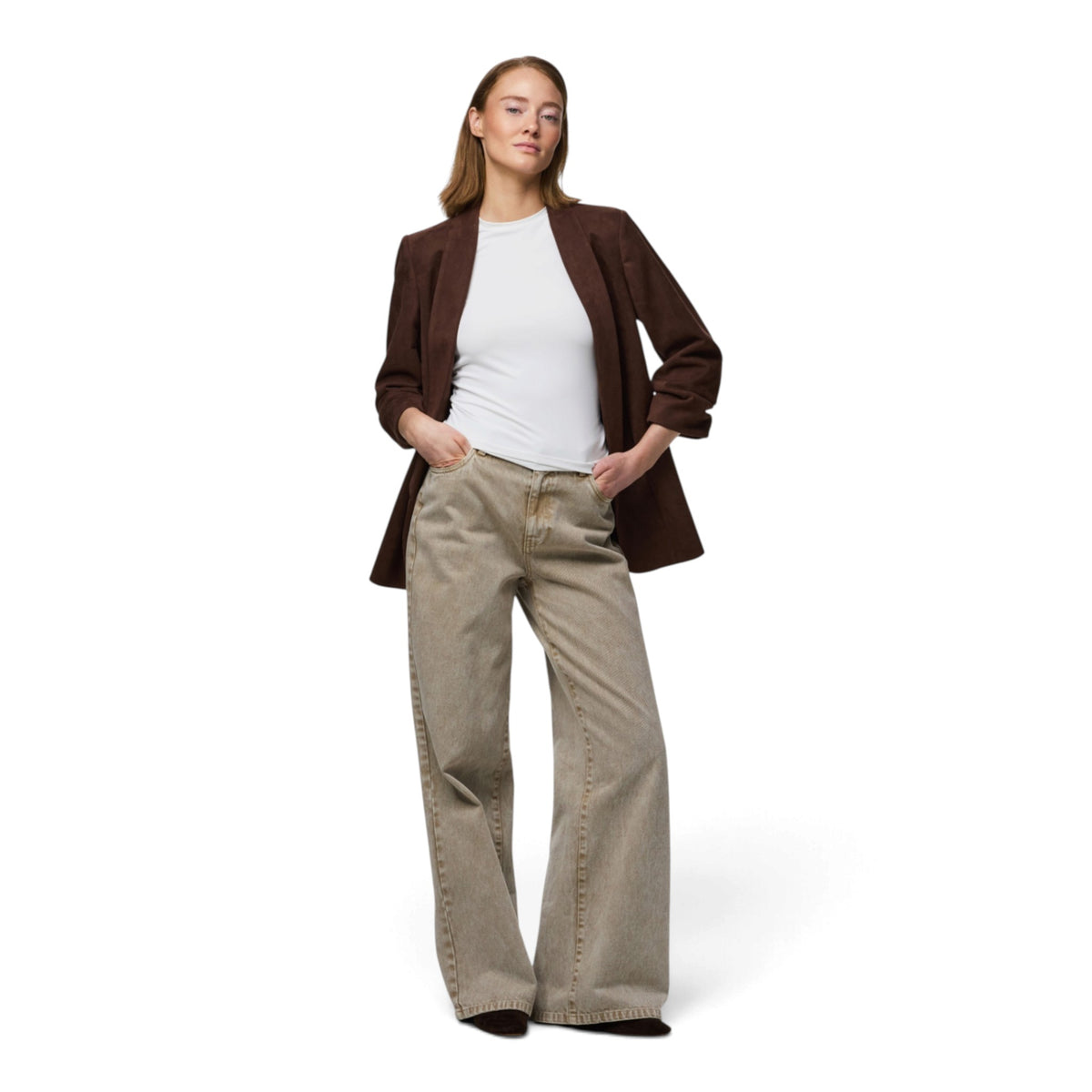 BOSELLA 3/4 BRUSHED BLAZER