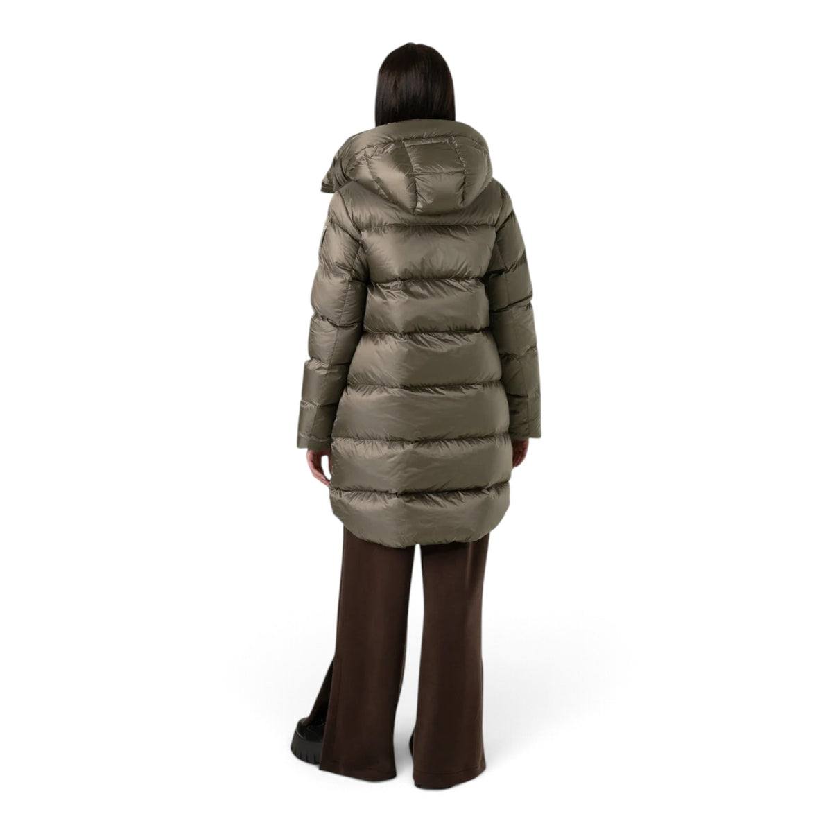 GENEVA JACKET - PIUMINO LUNGO IN NYLON LUCIDO