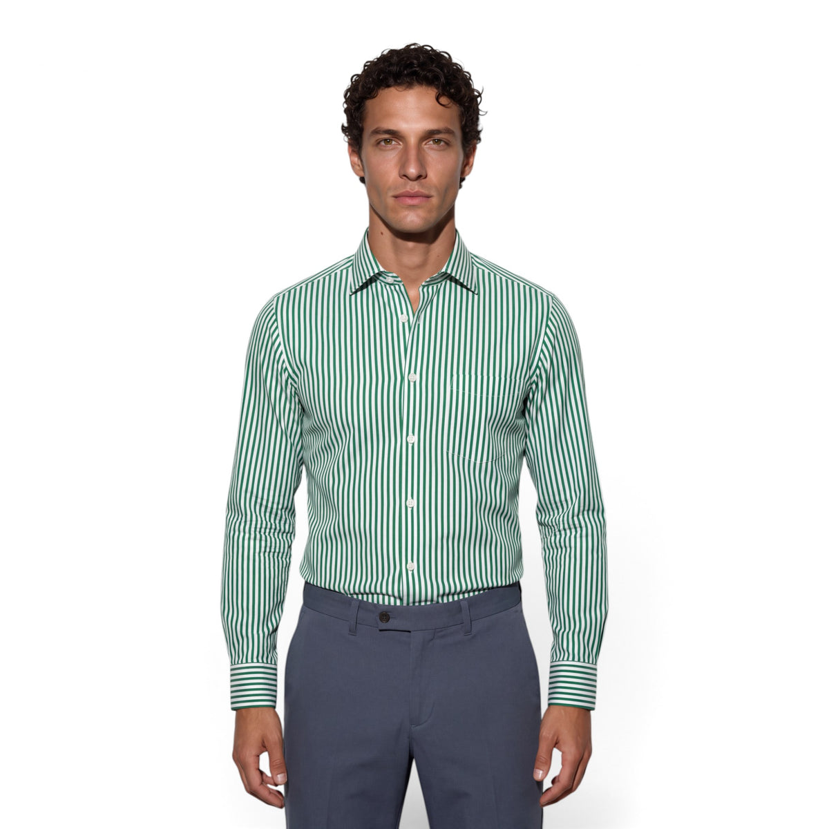 CAMICIA SLIM A RIGHE