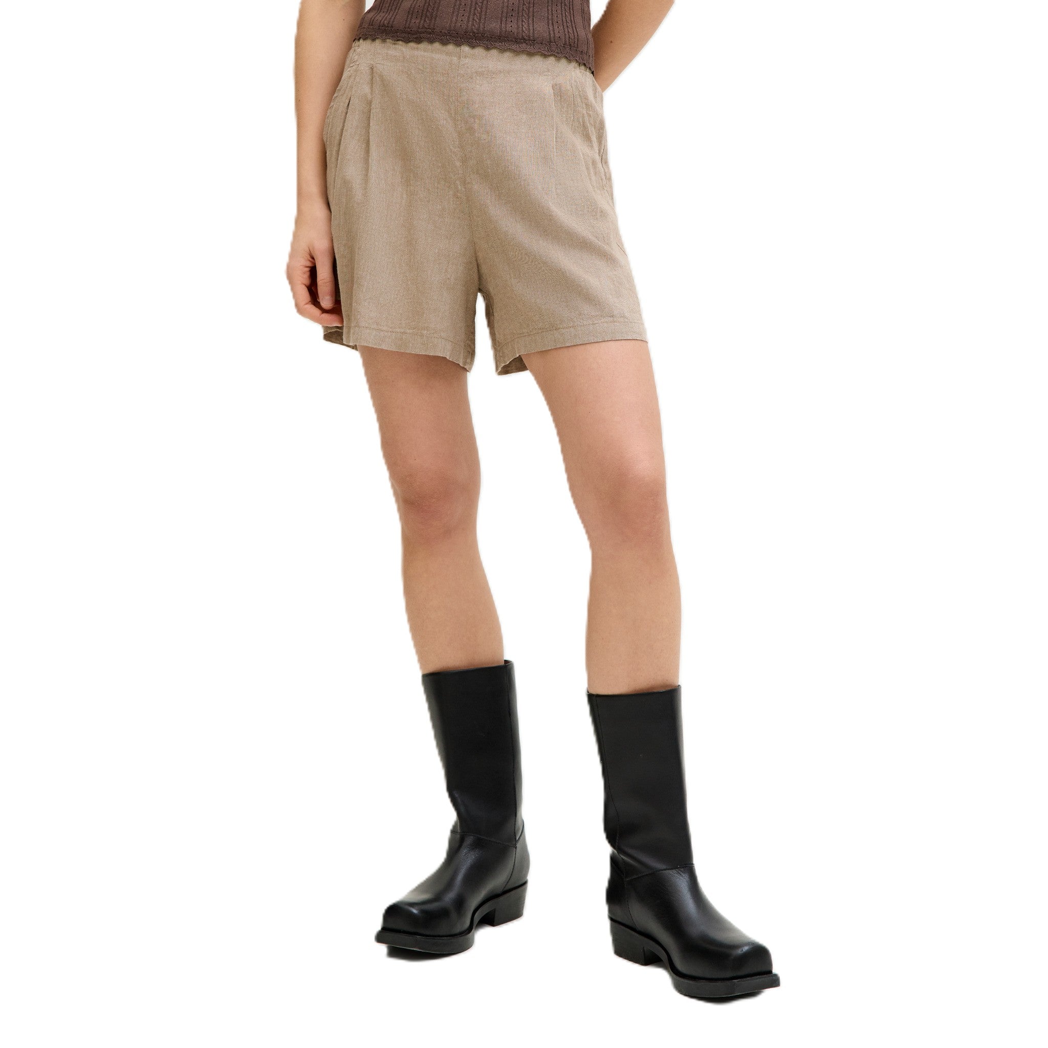 ALMIRA LINEN SHORTS