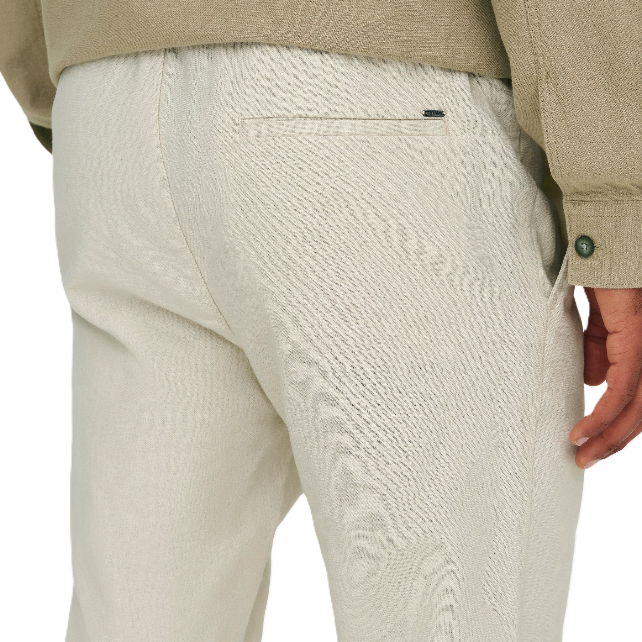 LINUS CROP COT LIN PANT
