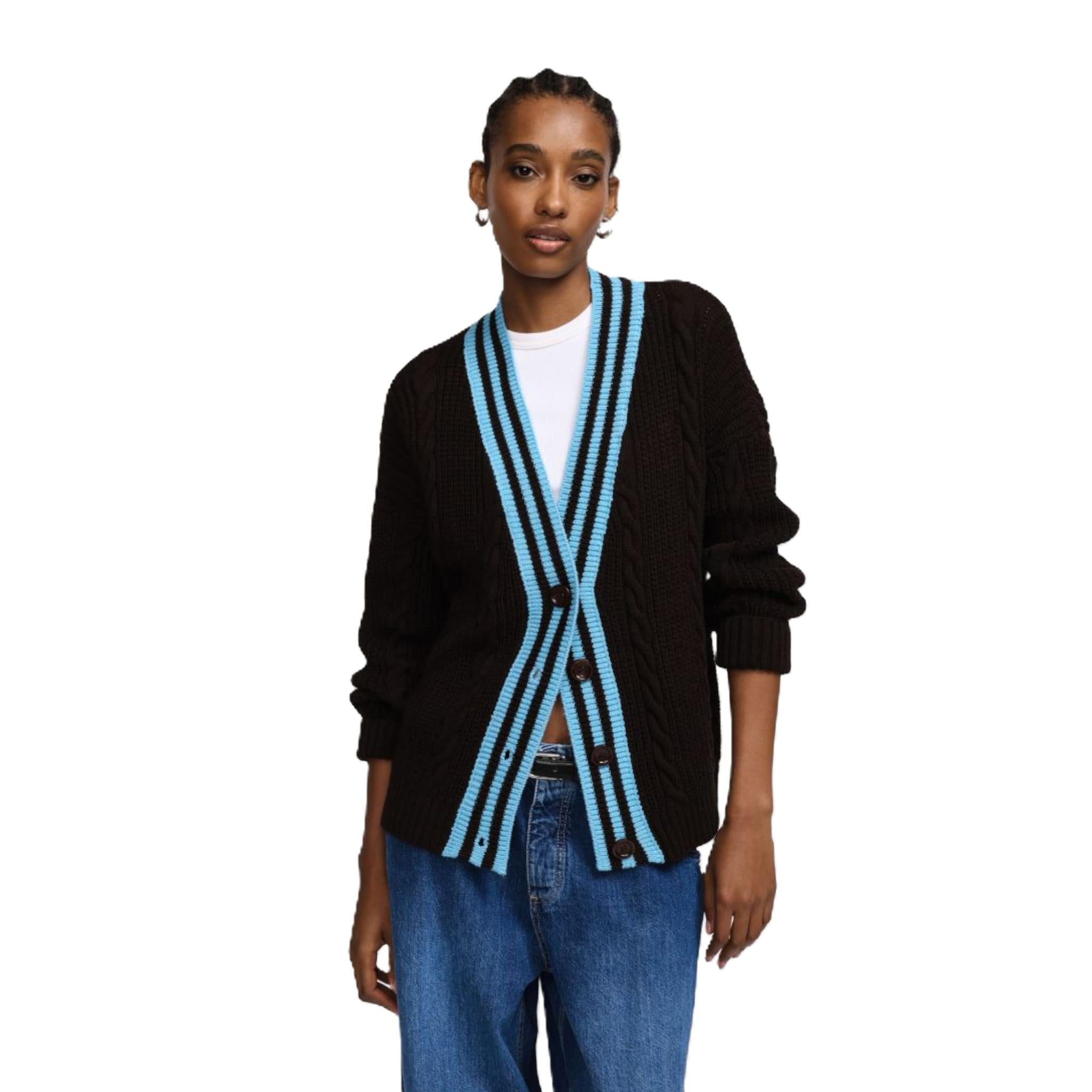CARDIGAN A MAGLIA CON BOTTONI