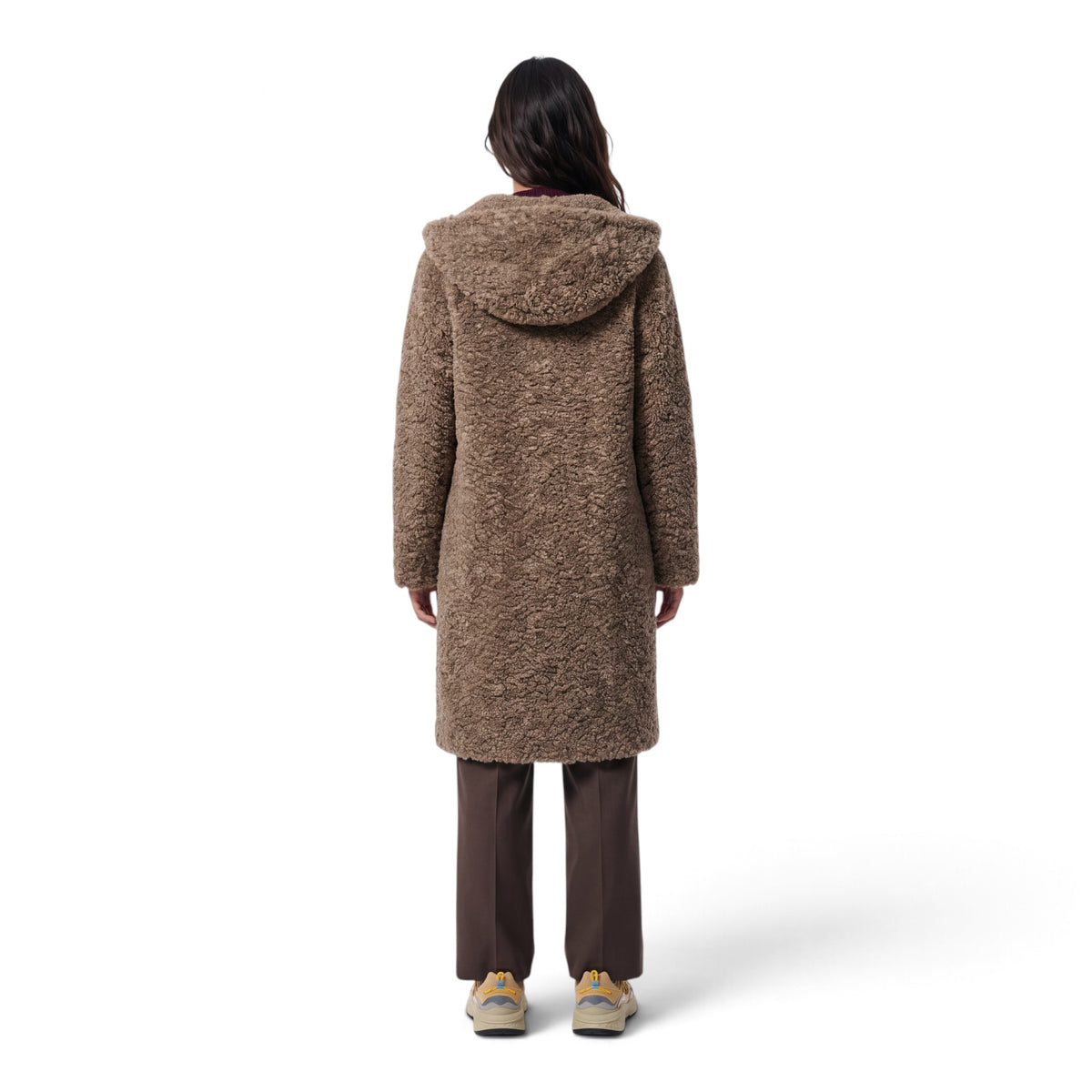 CAPPOTTO MONOPETTO IN ECOPELLICCIA