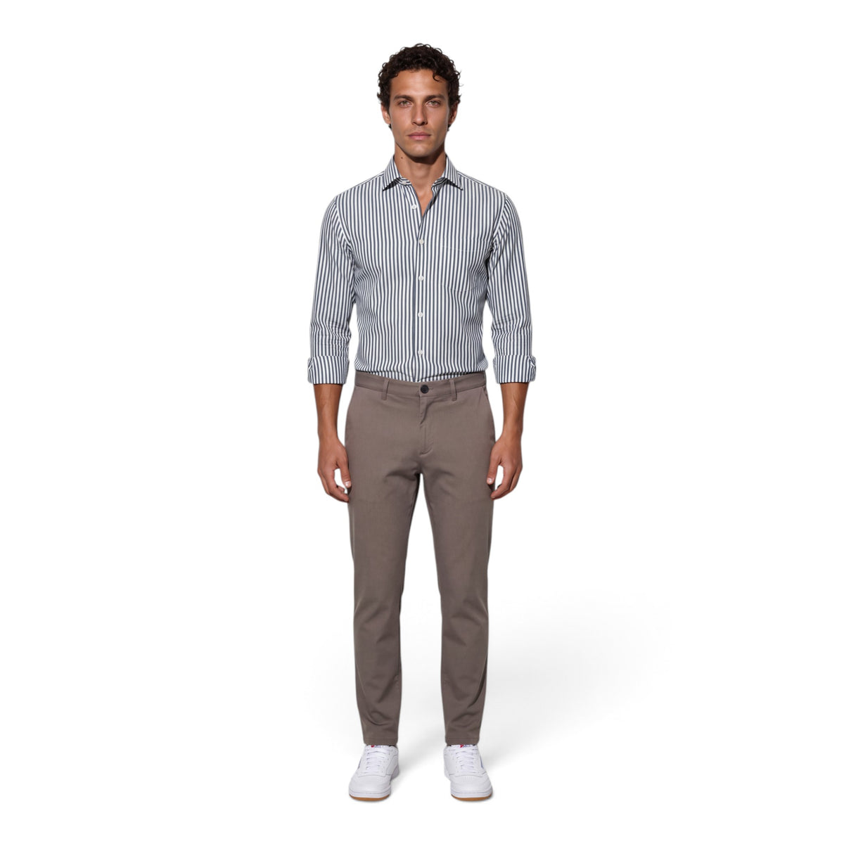 CAMICIA SLIM A RIGHE