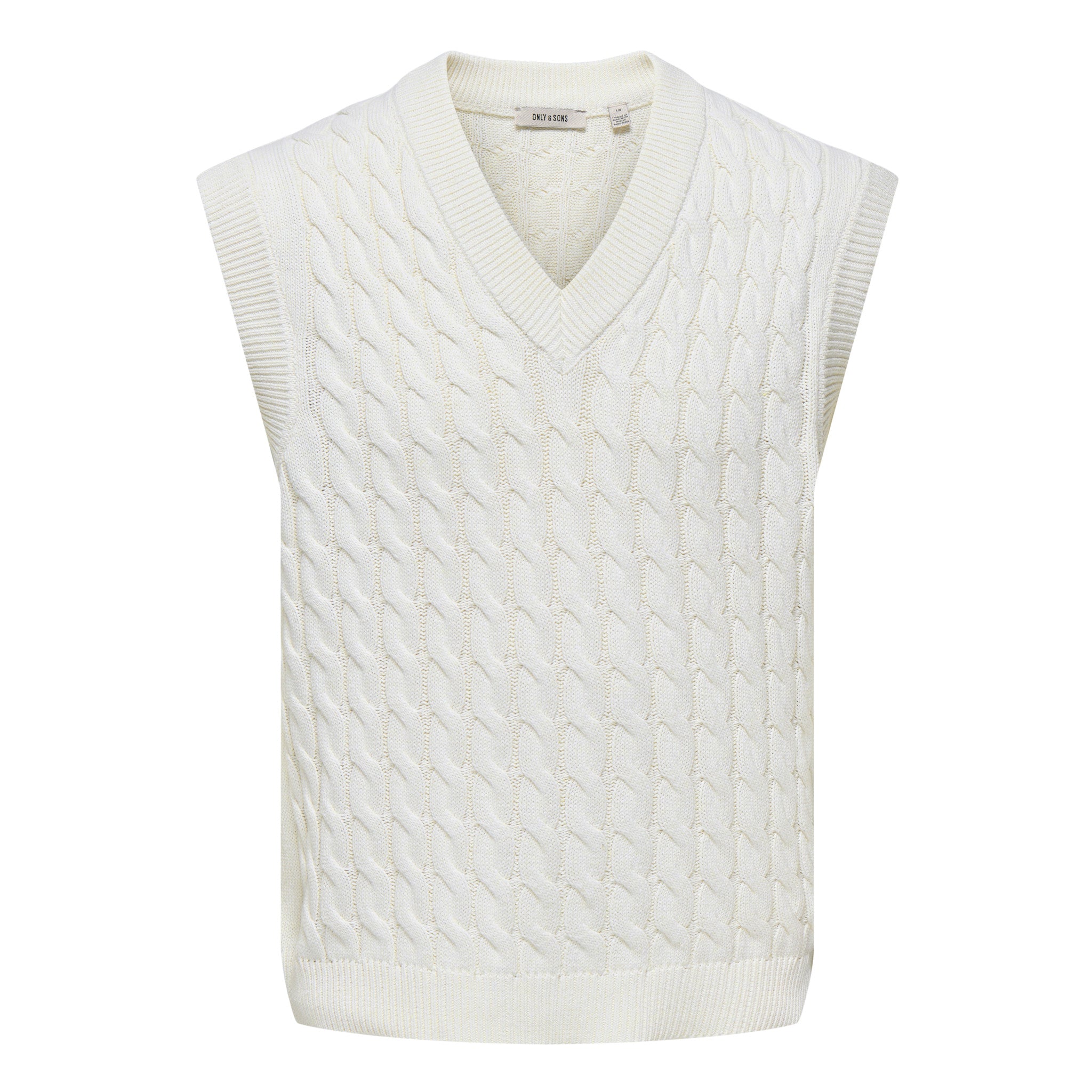 ONSKICKER CABLE VEST KNIT