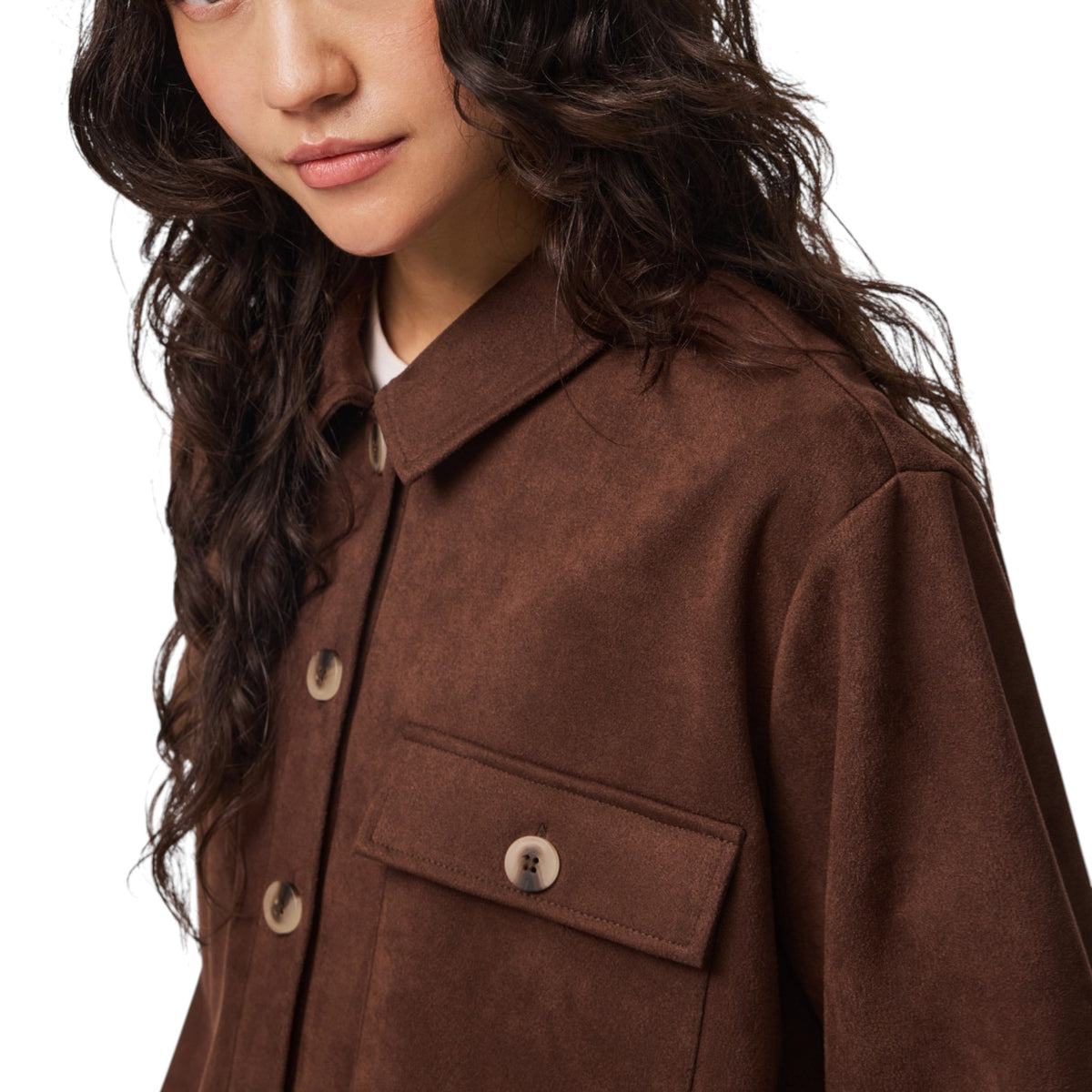 RAKEL BRUSHED SHACKET