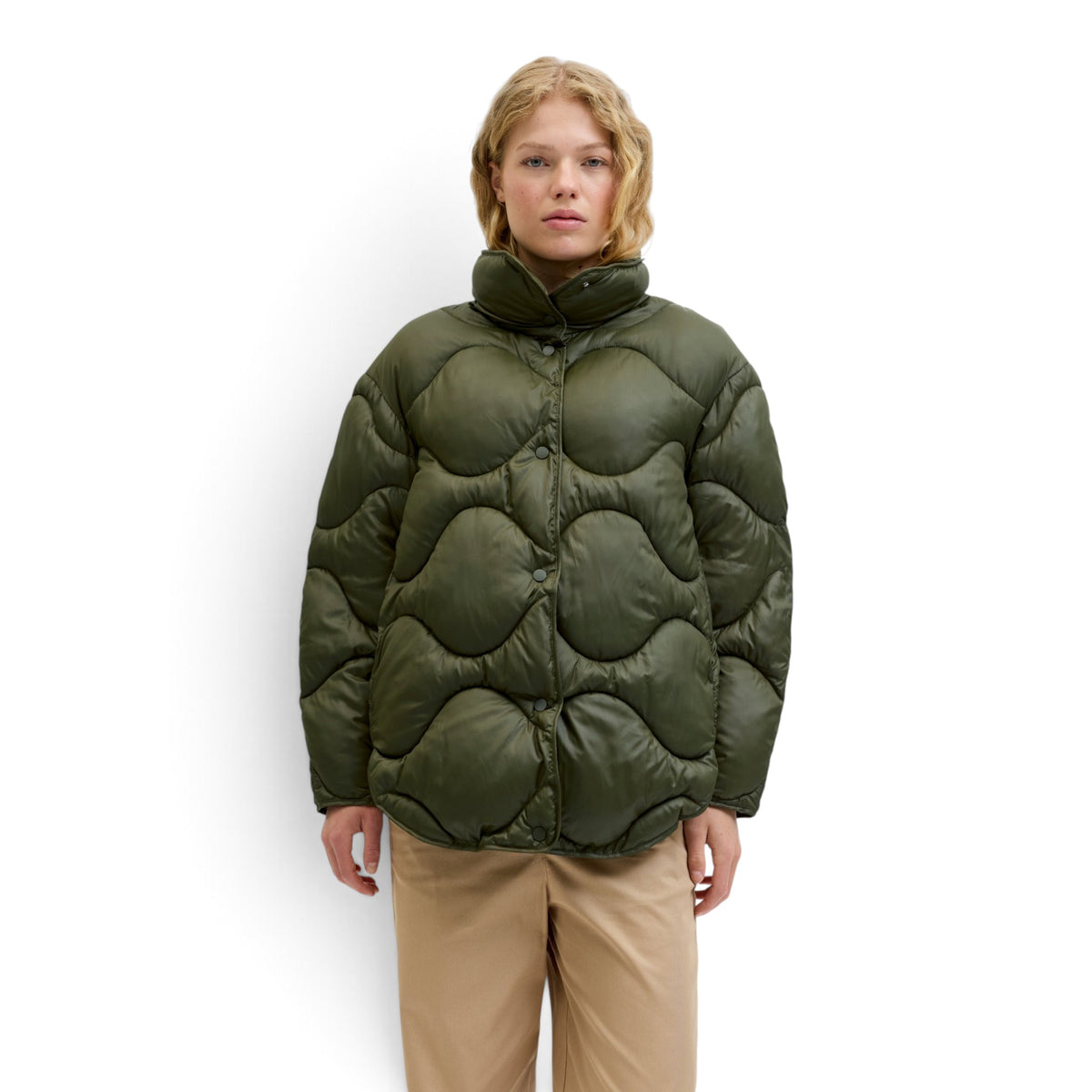 STELLA SHINY QUILTED JACKET
