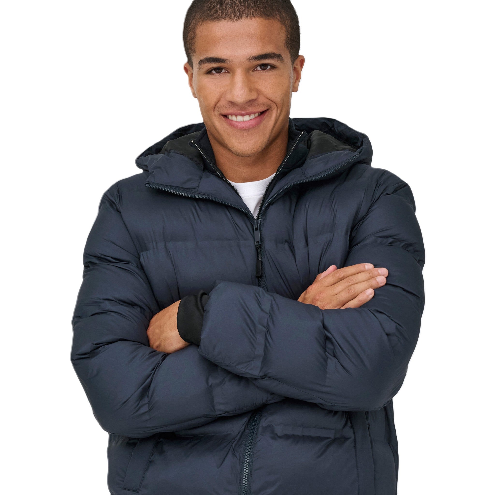 ONSUNION HOOD PUFFER JACKET