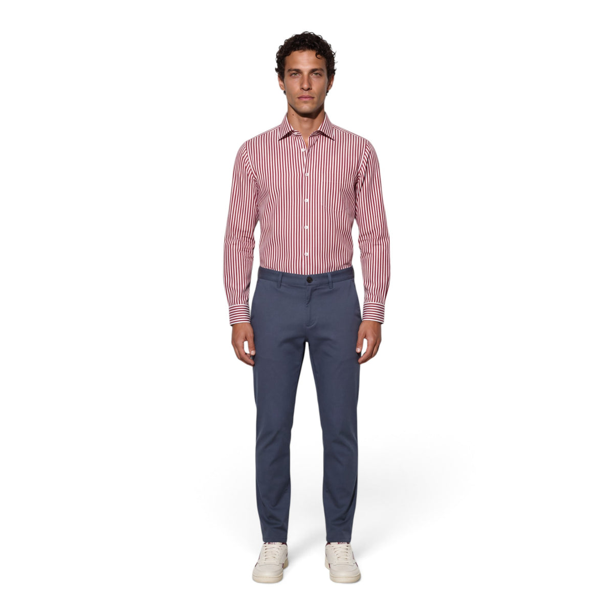 CAMICIA SLIM A RIGHE