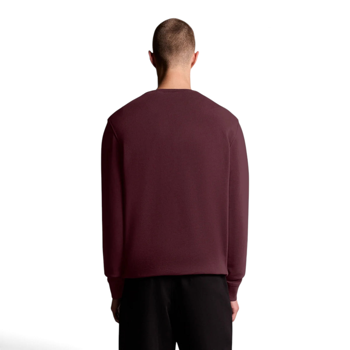 FELPA IN COTONE CON SCOLLO ROTONDO