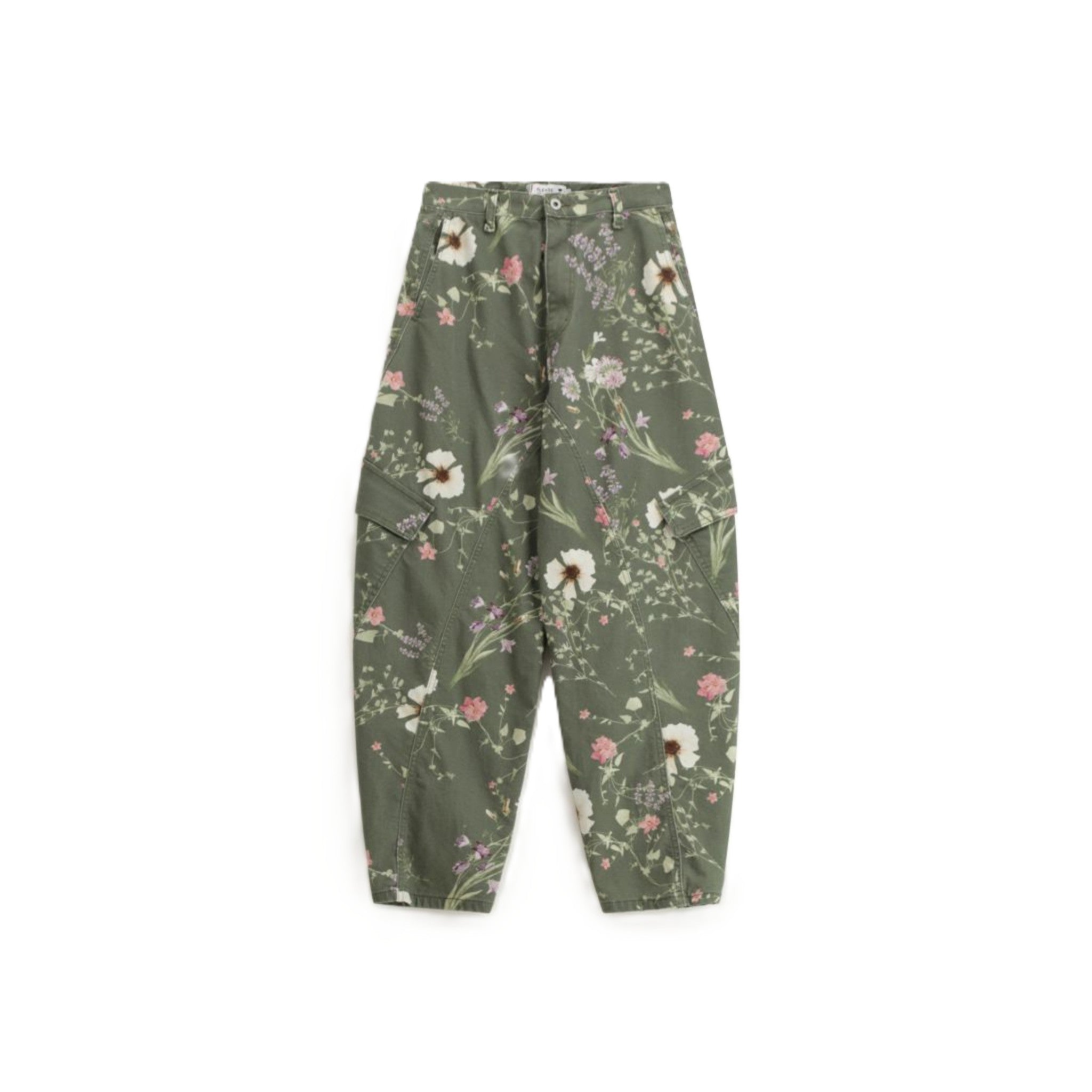 PANTALONE CARGO STAMPA FLOREALE