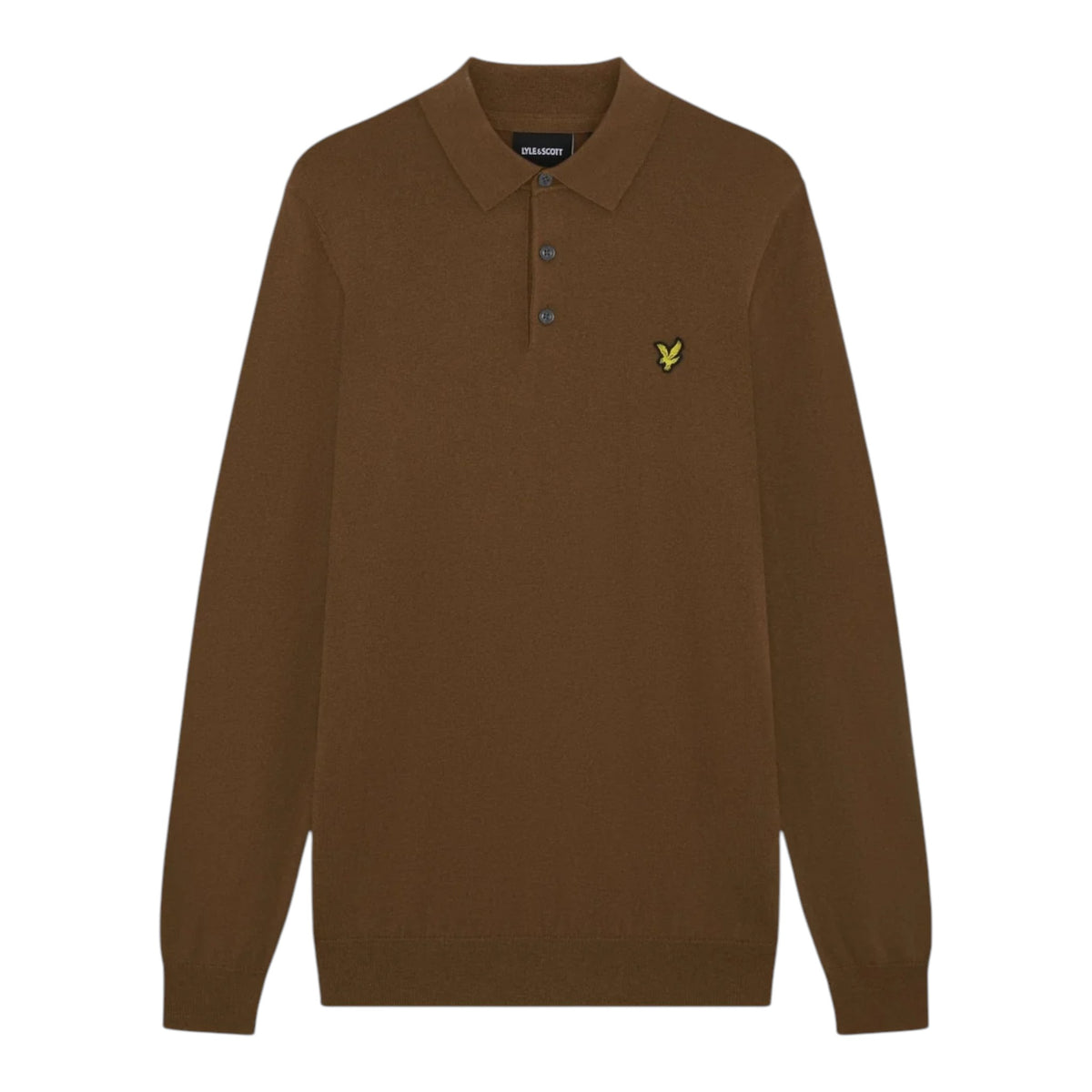 POLO A MANICHE LUNGHE IN MISTO LANA MERINO