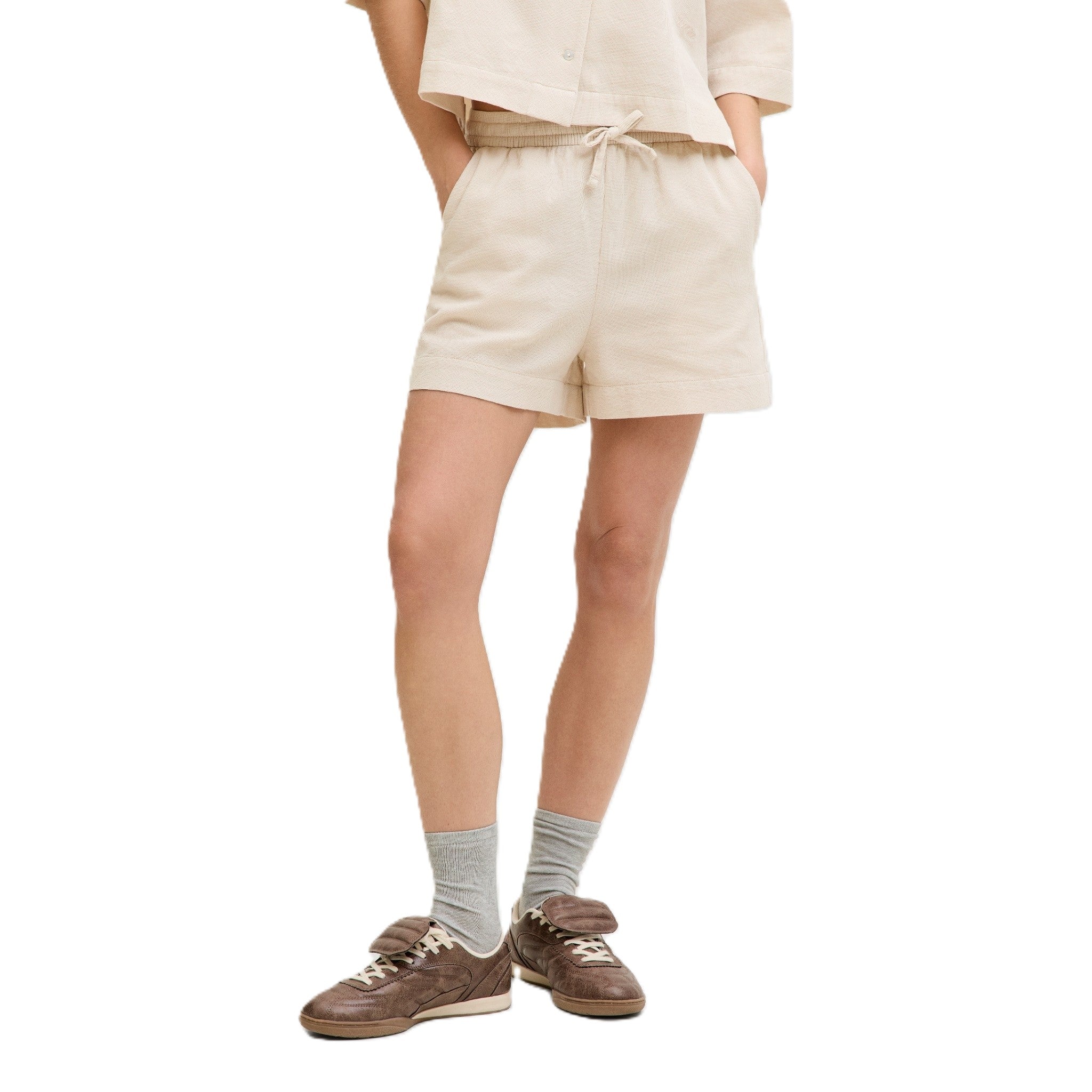 GLOBAL WAFFLE SHORTS