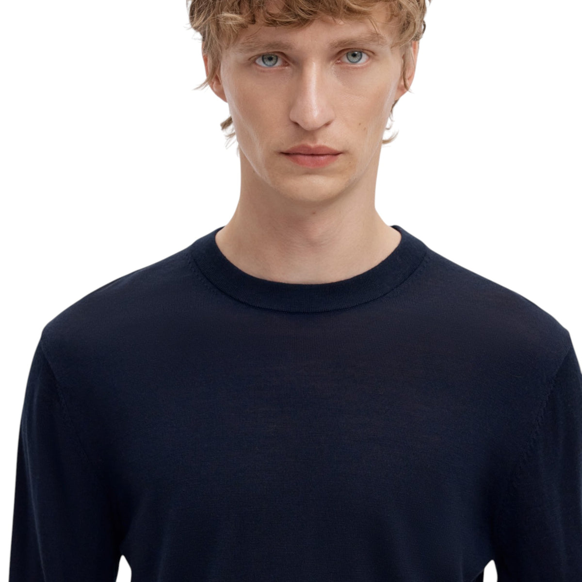 TRAY KNIT MERINO CREW NECK
