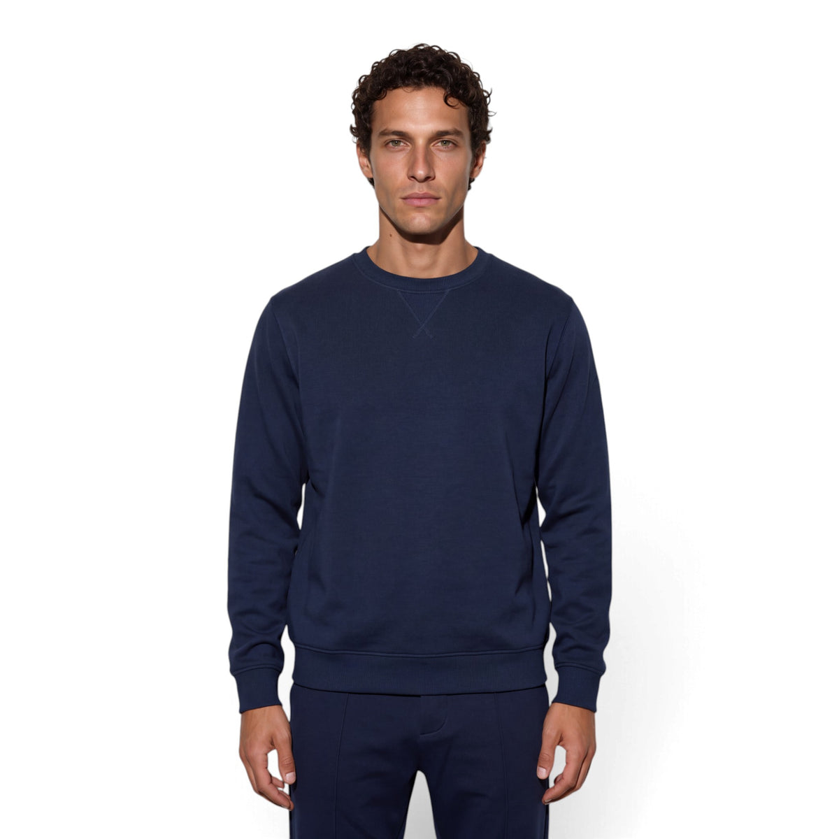 FELPA GIROCOLLO INTERLOCK
