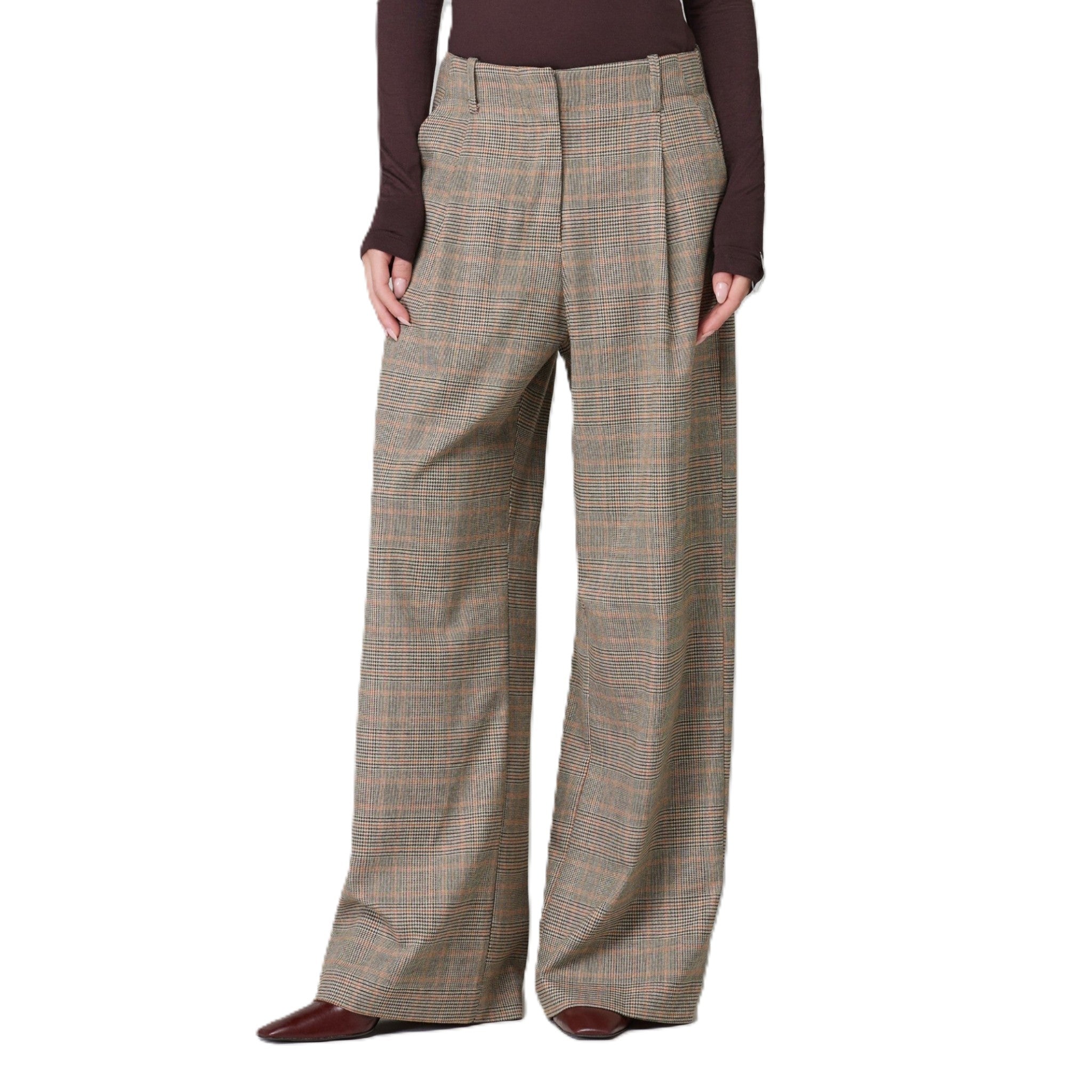 PANTALONE PRINCIPE DI GALLES CON PENCES