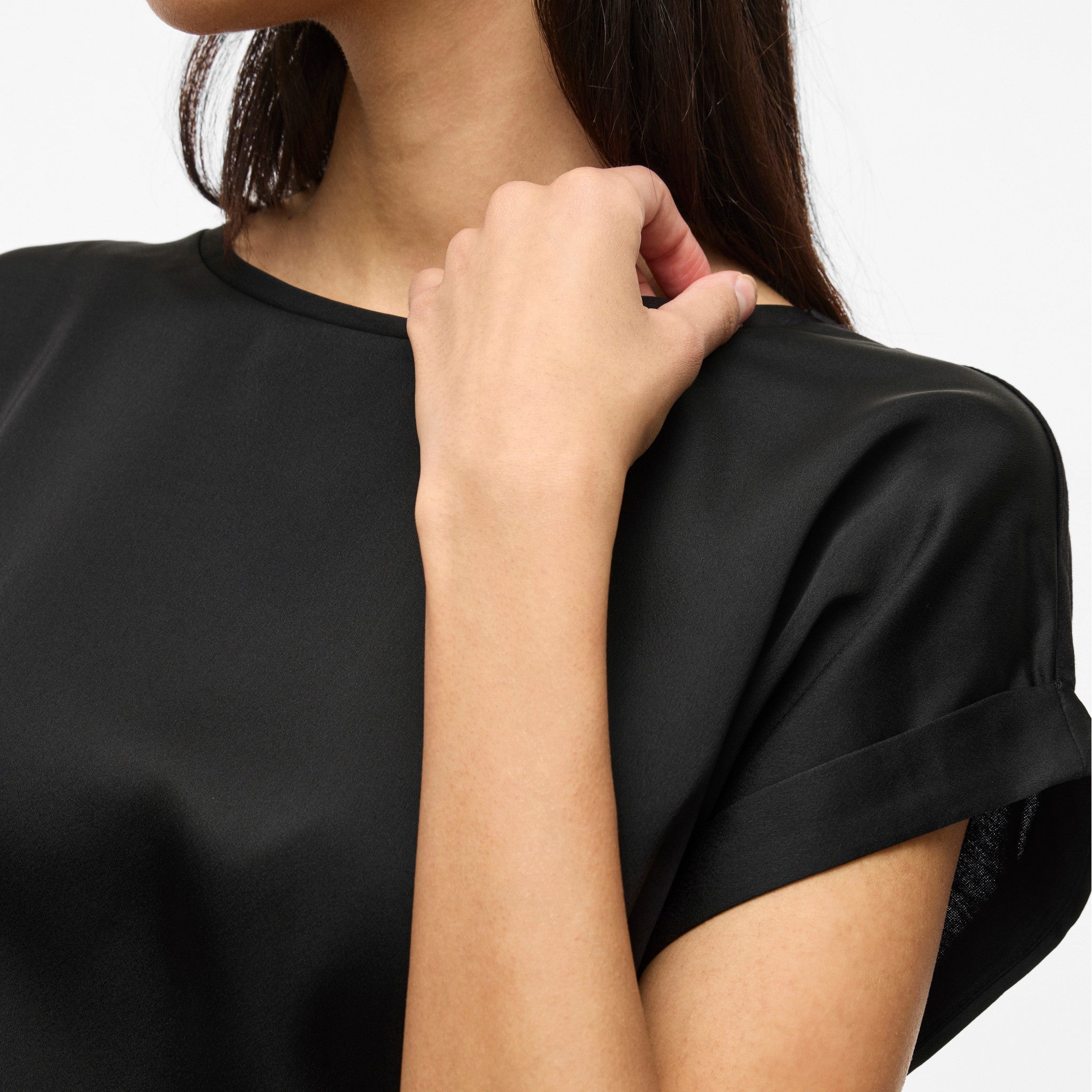 ELLETTE SATIN TOP