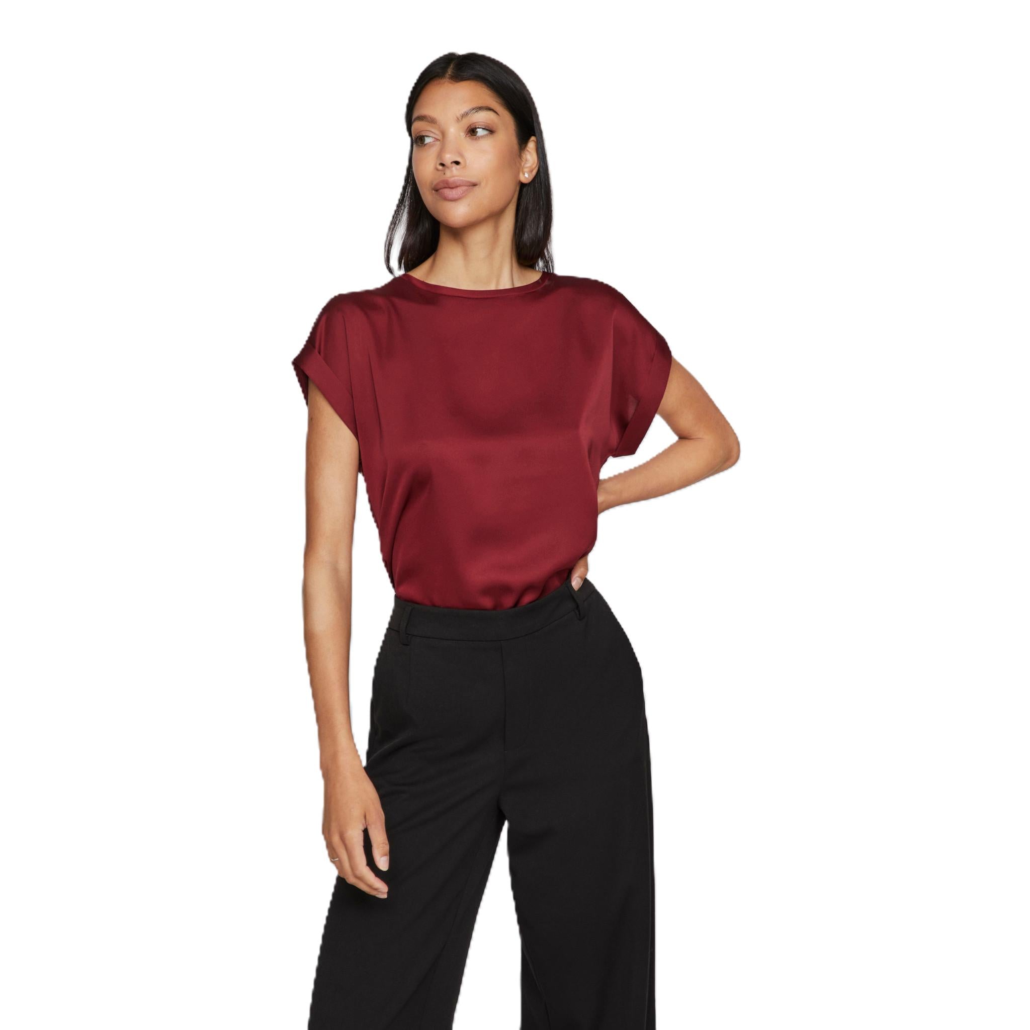 ELLETTE SATIN TOP