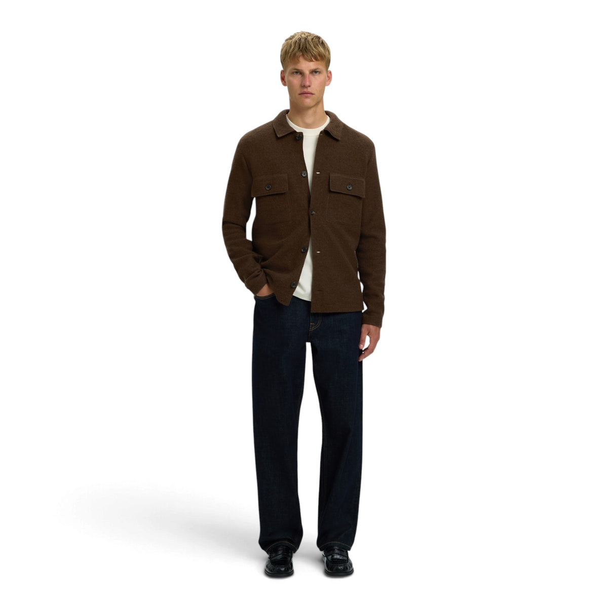 NEALY KNIT WORKWEAR CARDIGAN