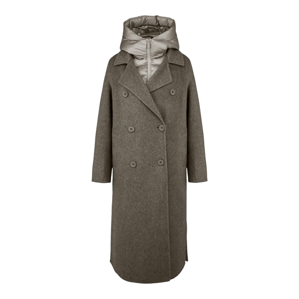 COPENAGHEN COAT - CAPPOTTO IN LANA E NYLON