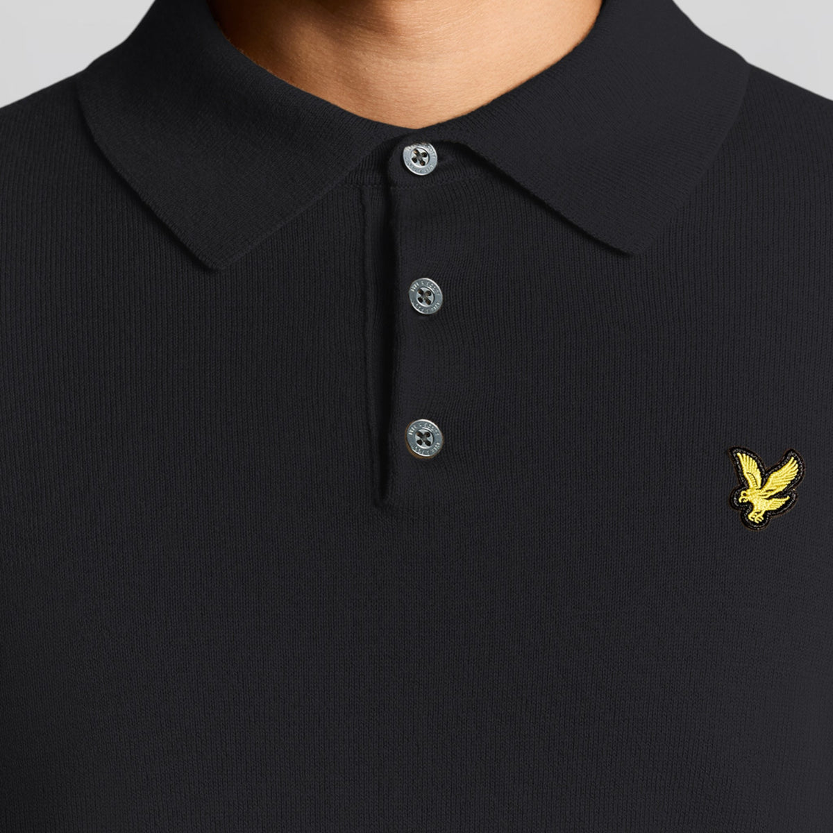 POLO A MANICHE LUNGHE IN MISTO LANA MERINO