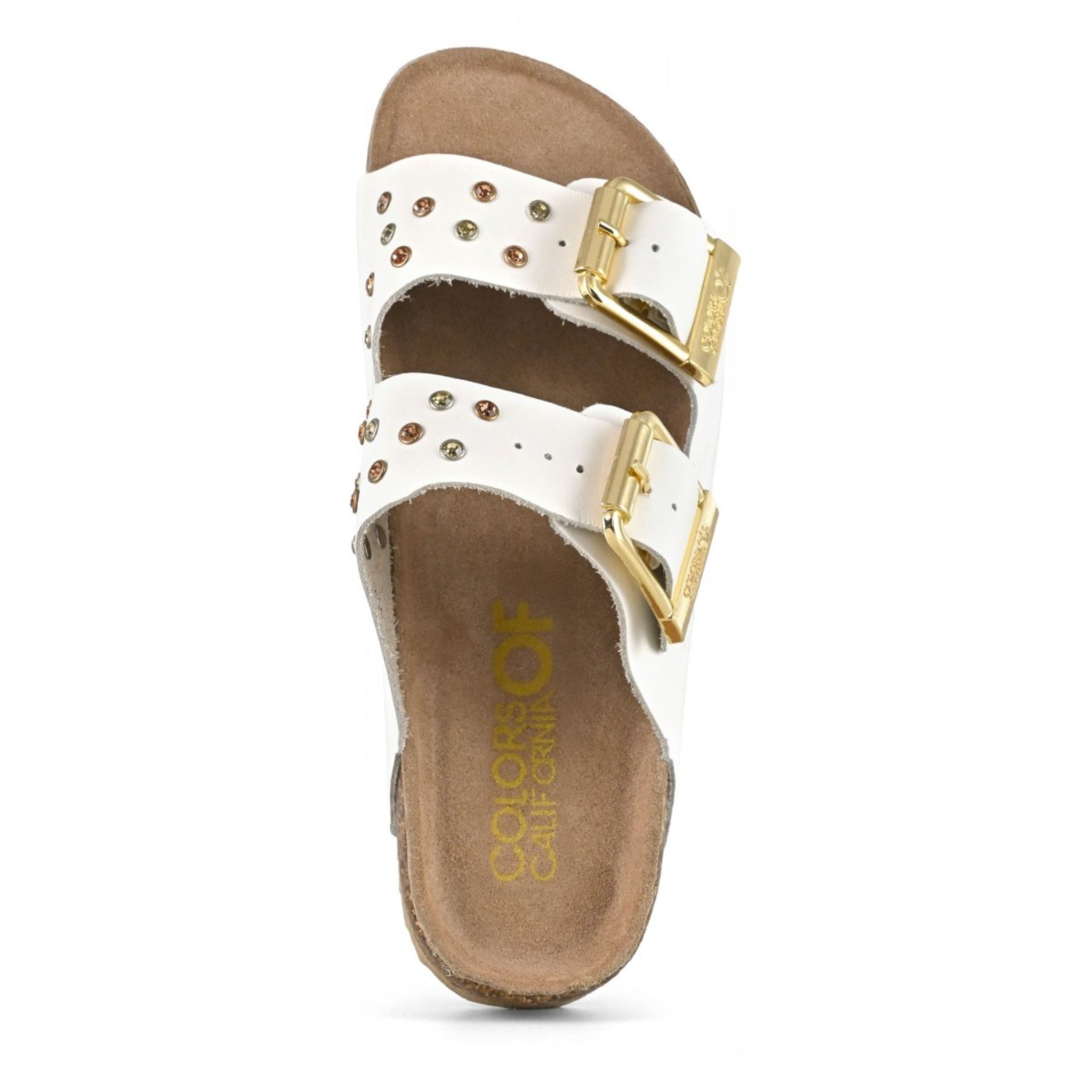 SANDALO IN NABUK E STRASS