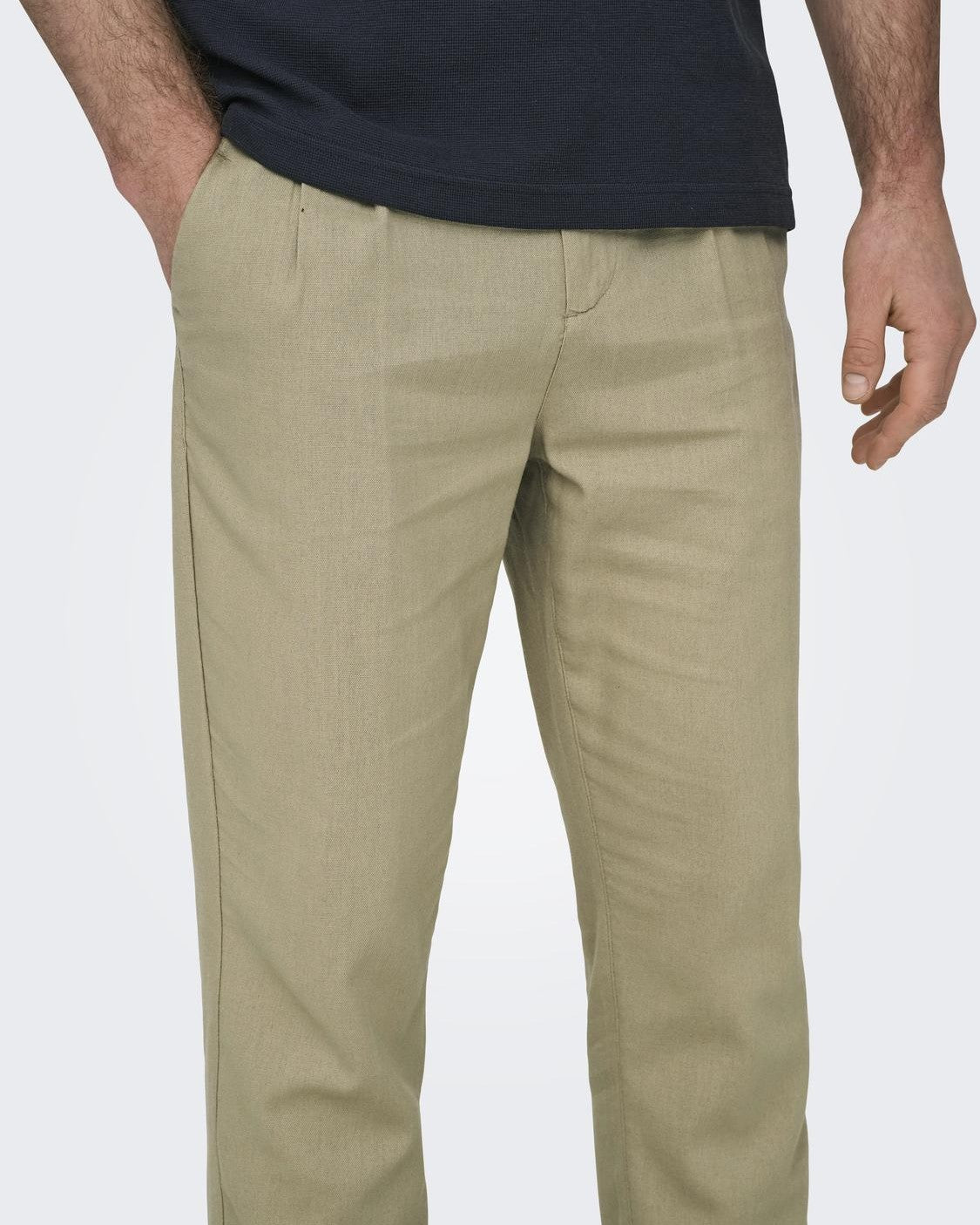 PANTALONI IN LINO