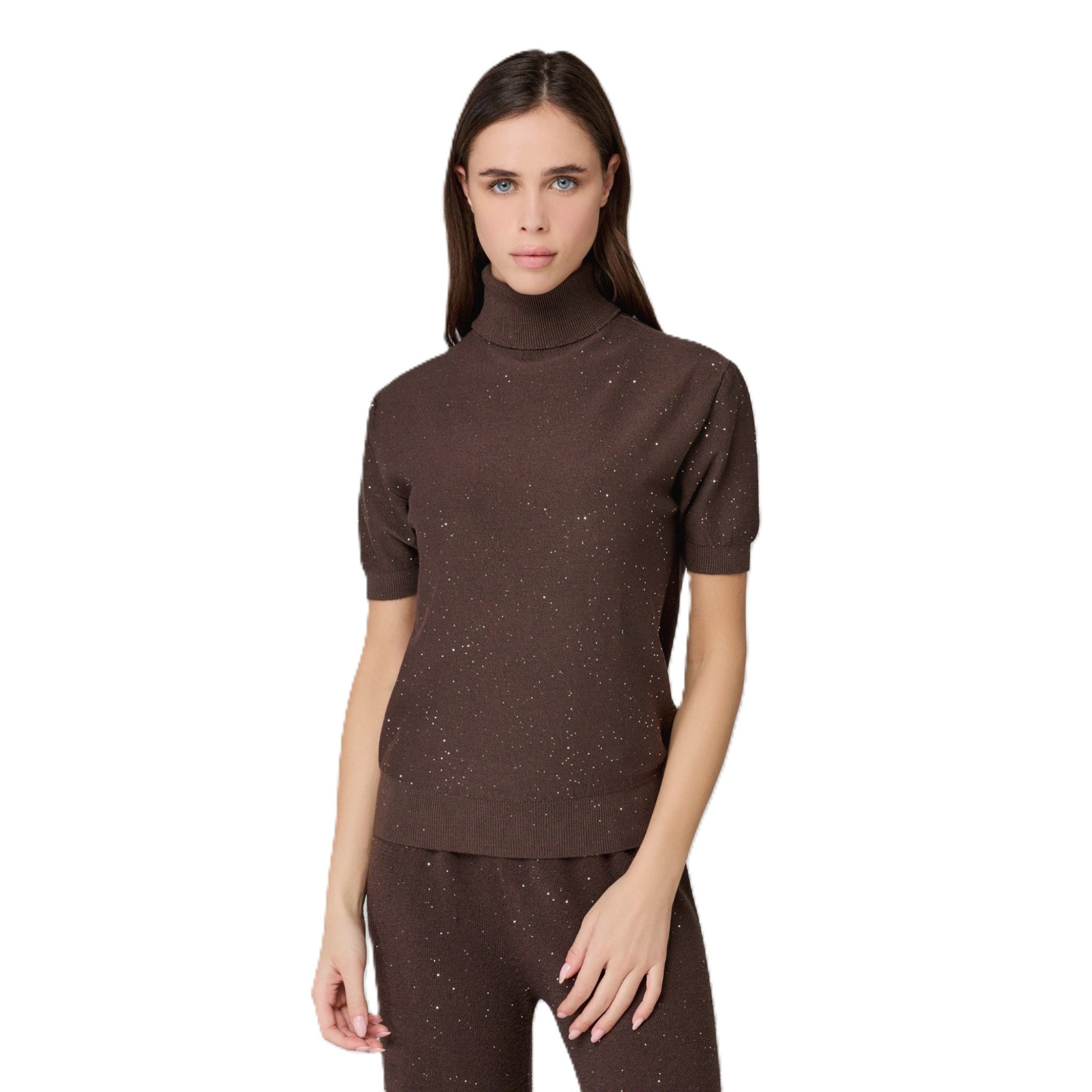 DOLCEVITA MEZZA MANICA CON PAILLETTES