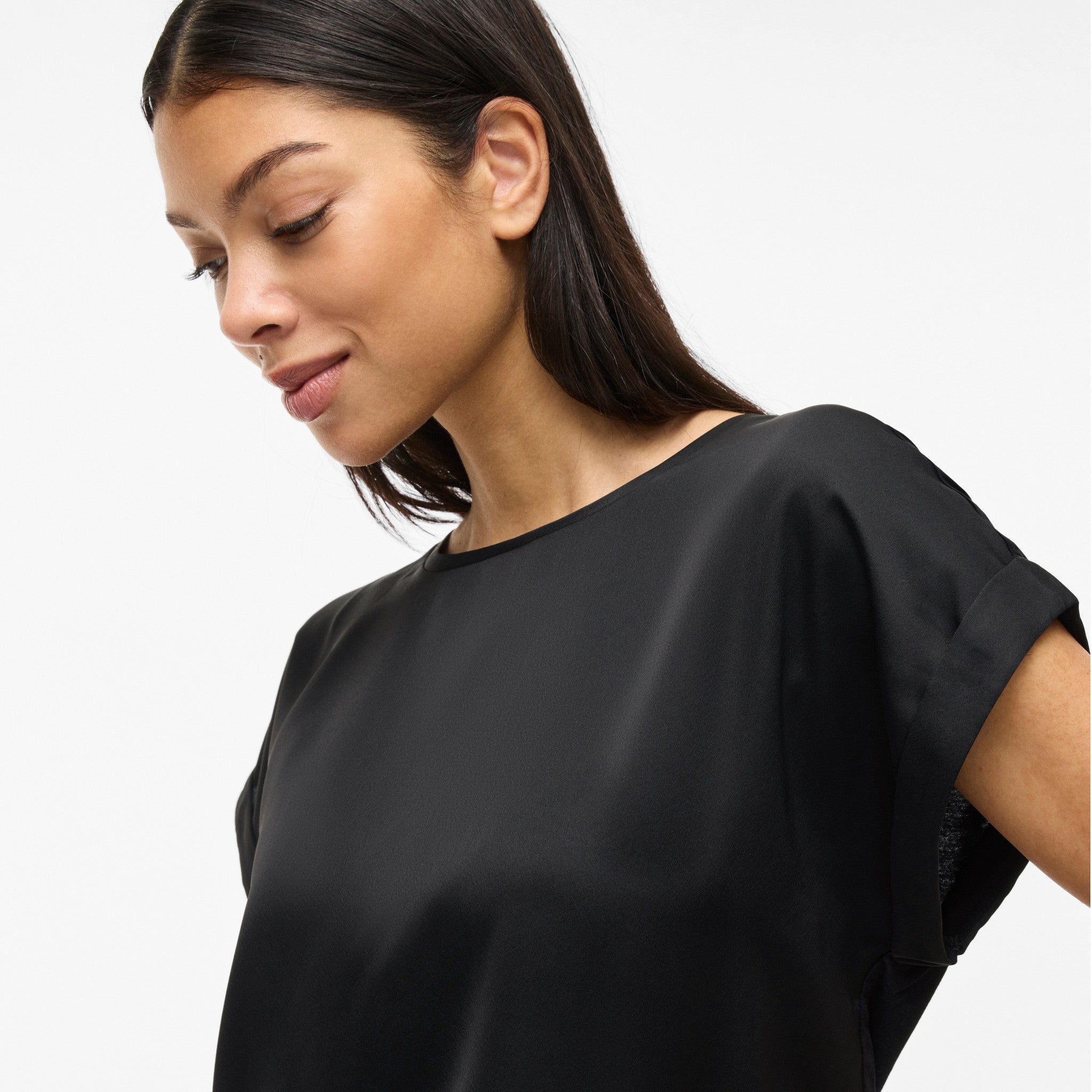 ELLETTE SATIN TOP
