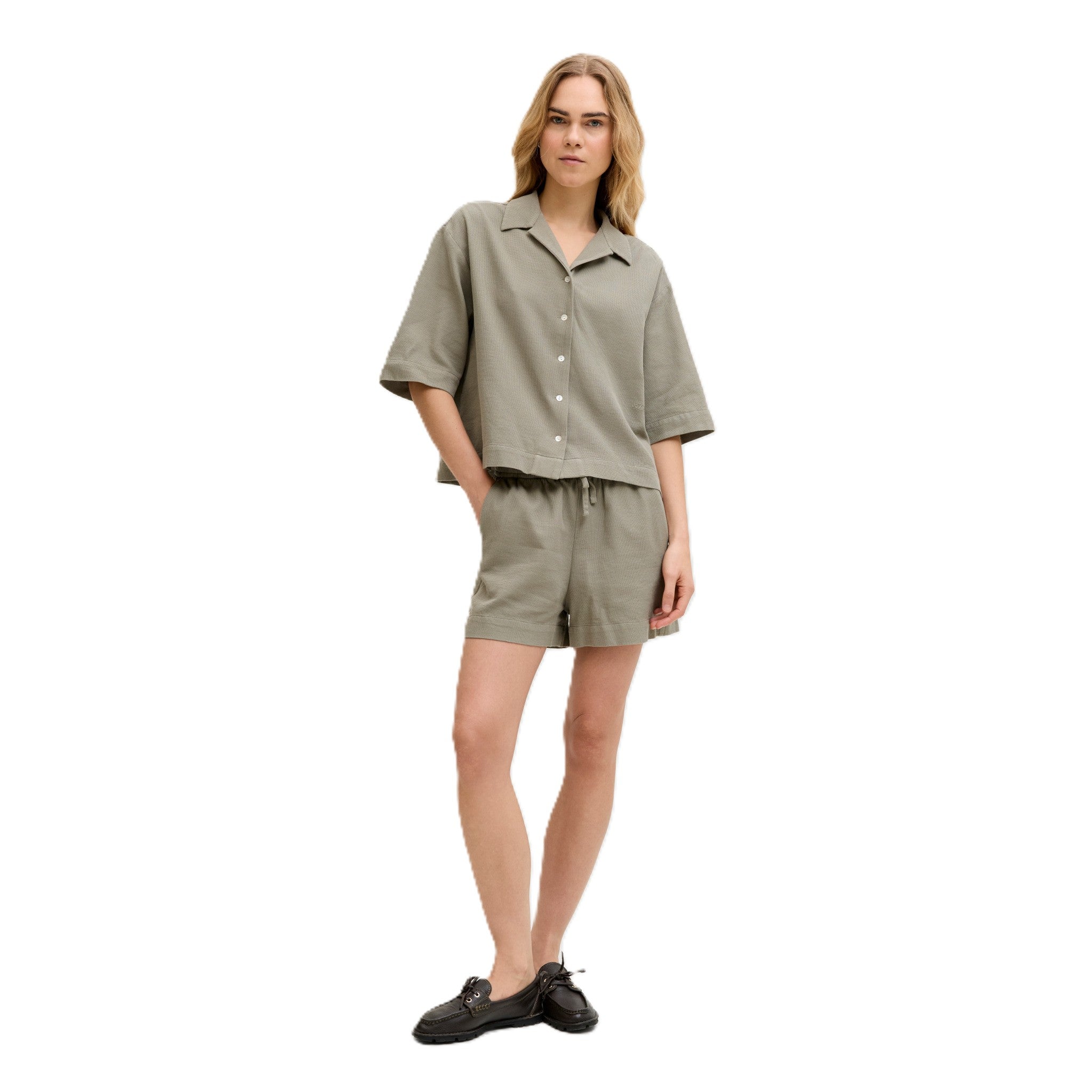 GLOBAL WAFFLE RESORT SHIRT