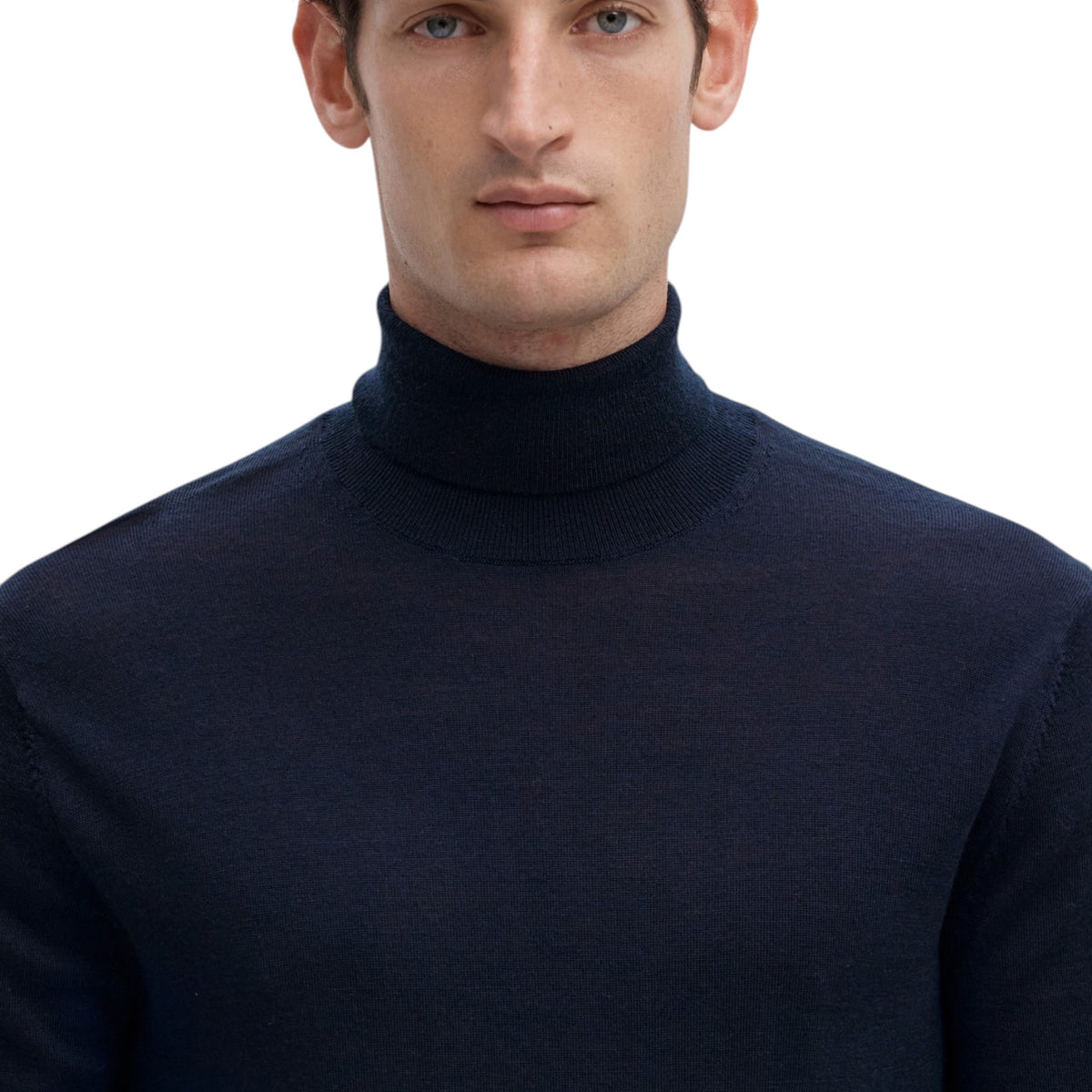 TRAY KNIT MERINO ROLL NECK