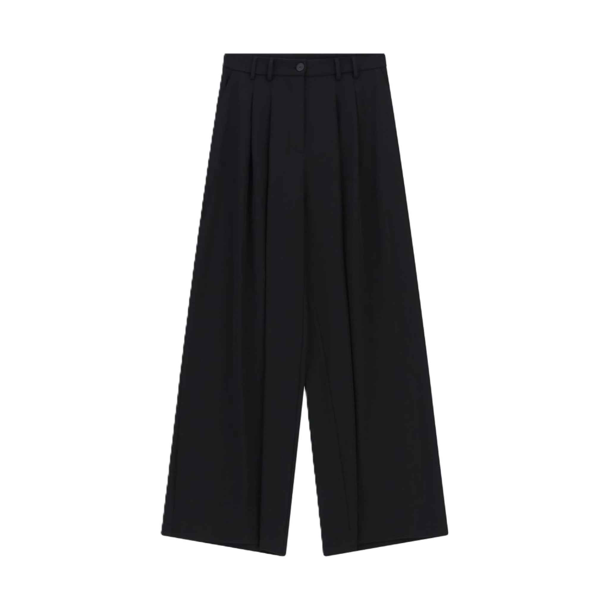PANTALONI PALAZZON A VITA ALTA CON PINCES