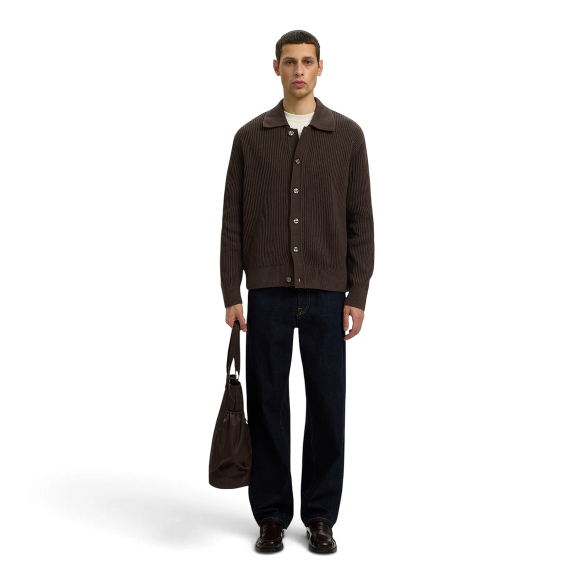 DRY RIB POLO CARDIGAN