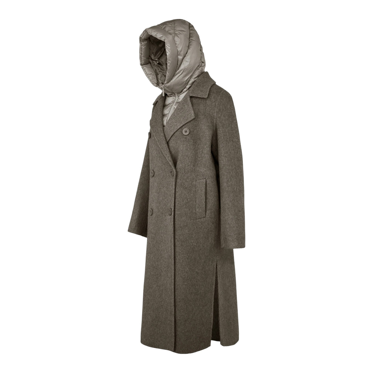 COPENAGHEN COAT - CAPPOTTO IN LANA E NYLON