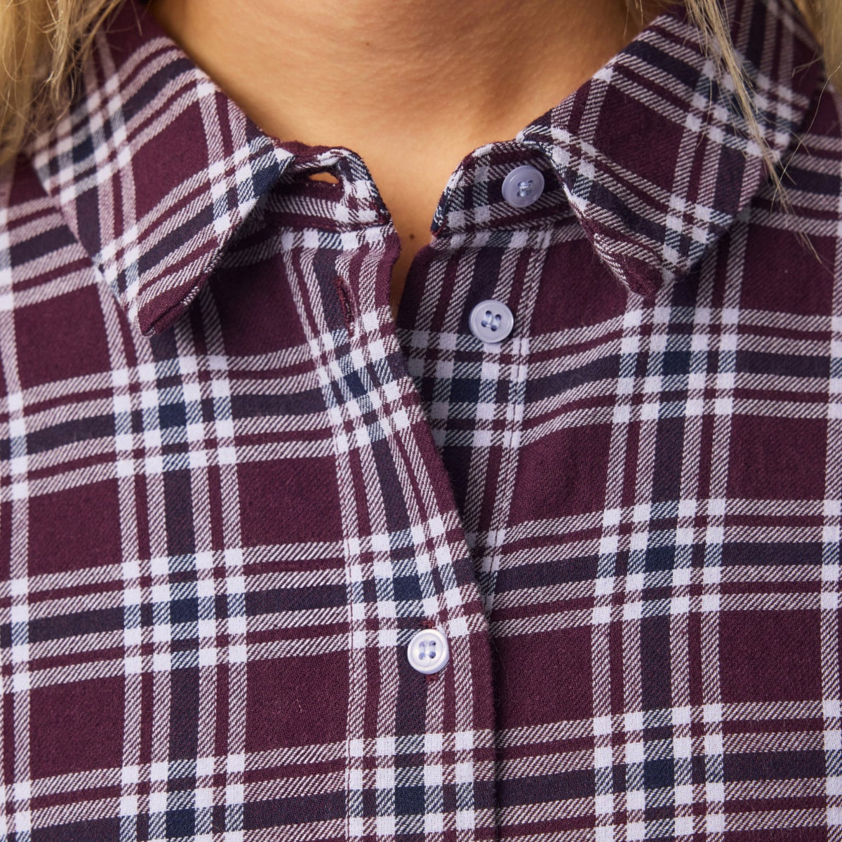 VIOLET FLANNEL SHIRT